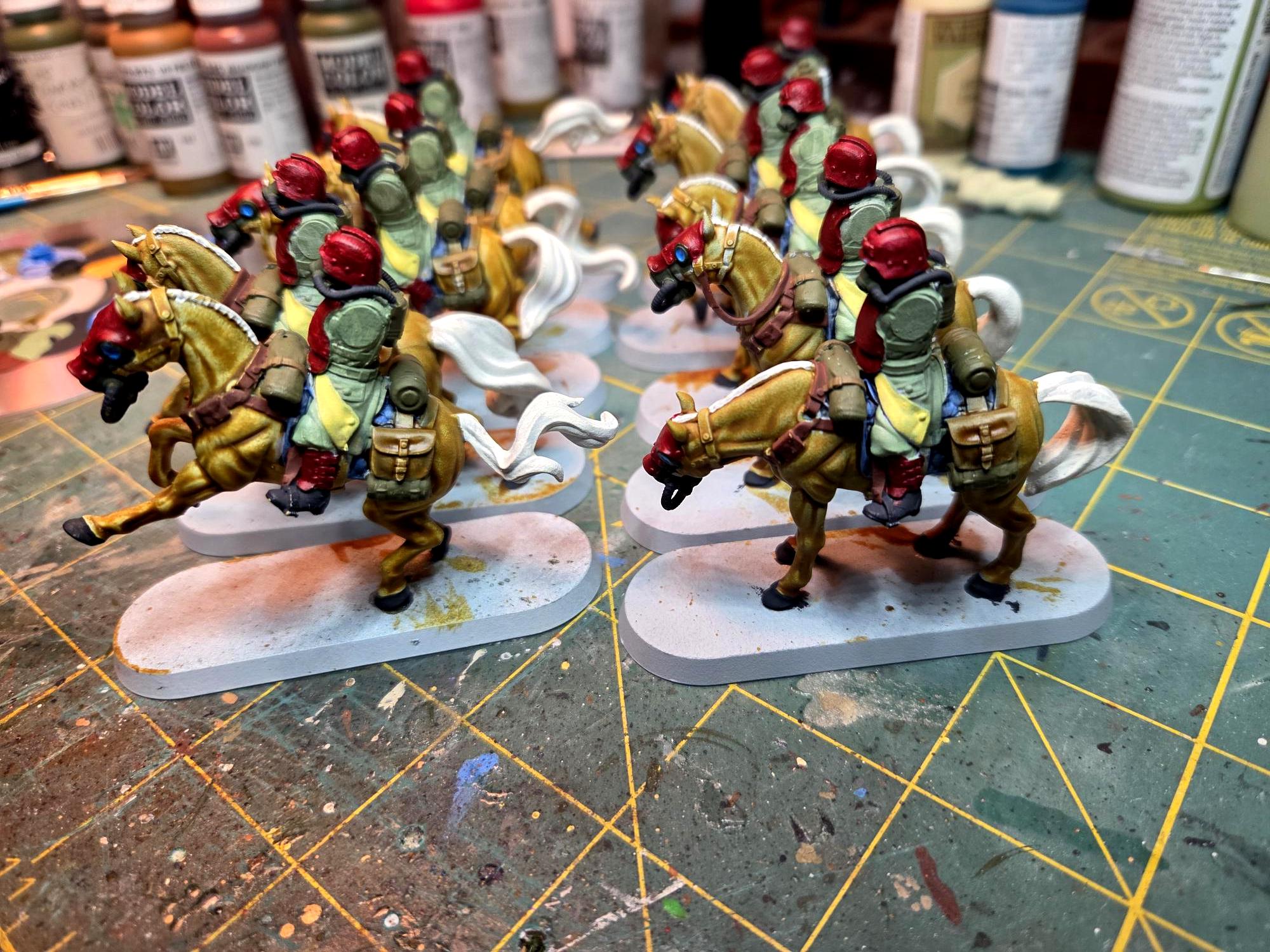 Cavalry, Lightnings, Riders, Rough, Samurai, Space