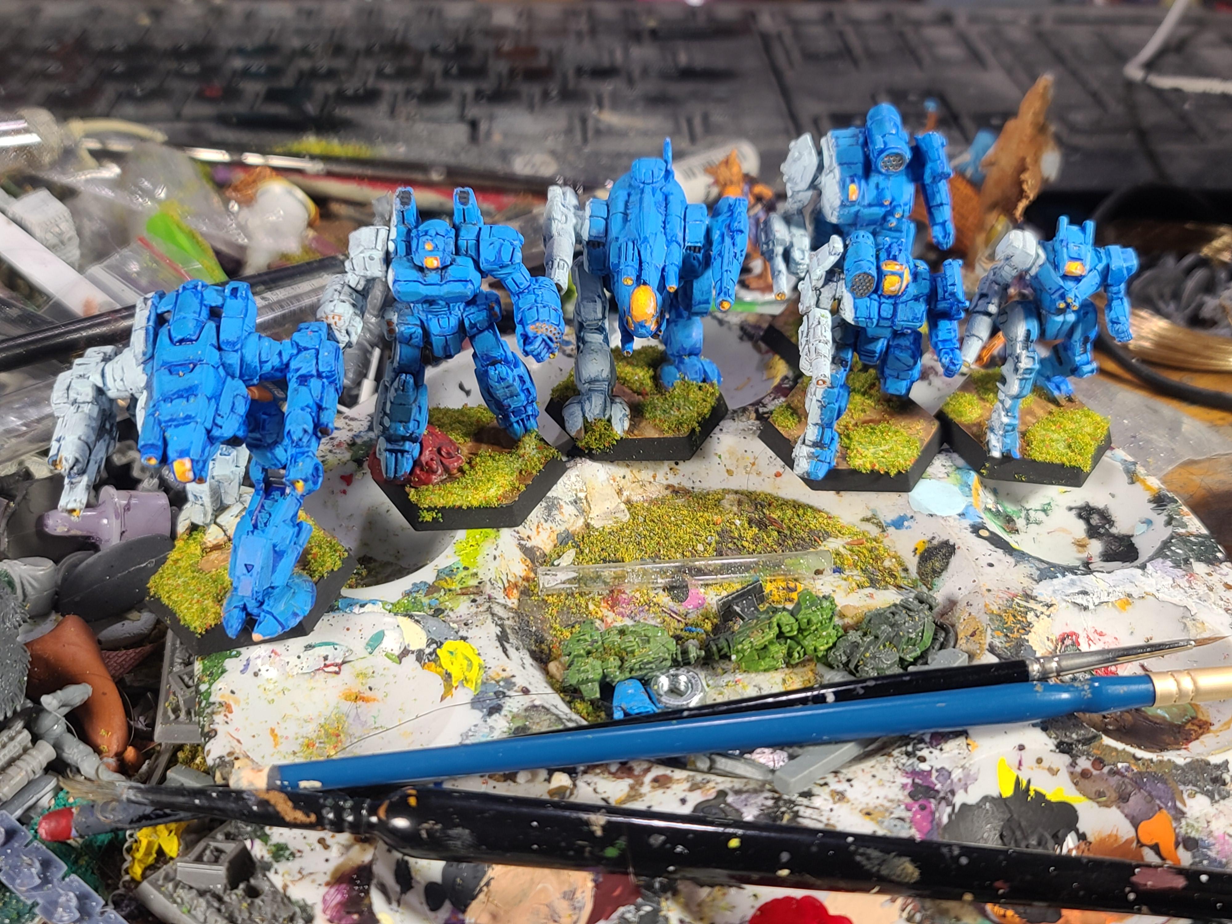 Battletech, Catalyst Game Labs, Crusader, Dragon Fire, Griffin, Lyran Guard, Mech, Nightstar, Thunderbolt, Wolfhound