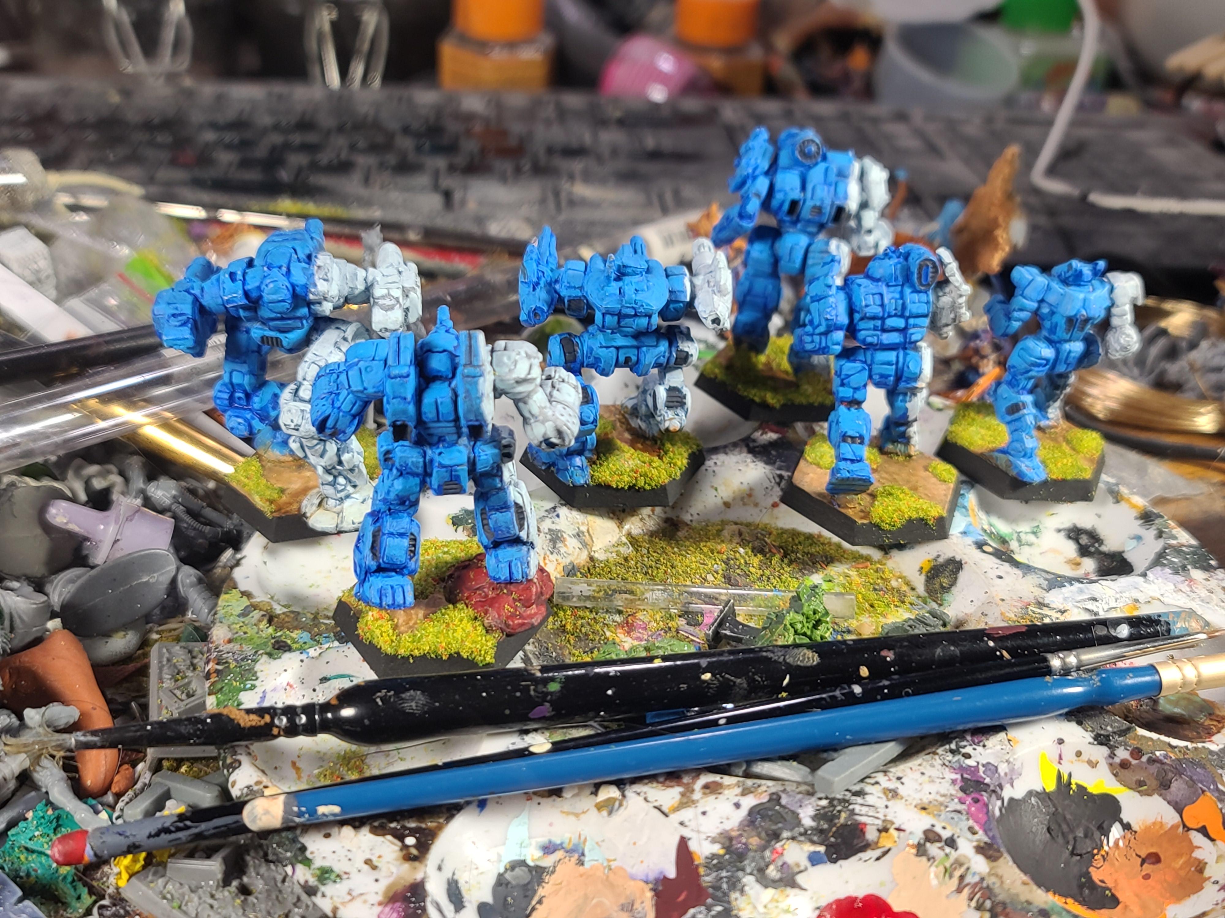 Battletech, Catalyst Game Labs, Crusader, Dragon Fire, Griffin, Lyran Guard, Mech, Nightstar, Thunderbolt, Wolfhound