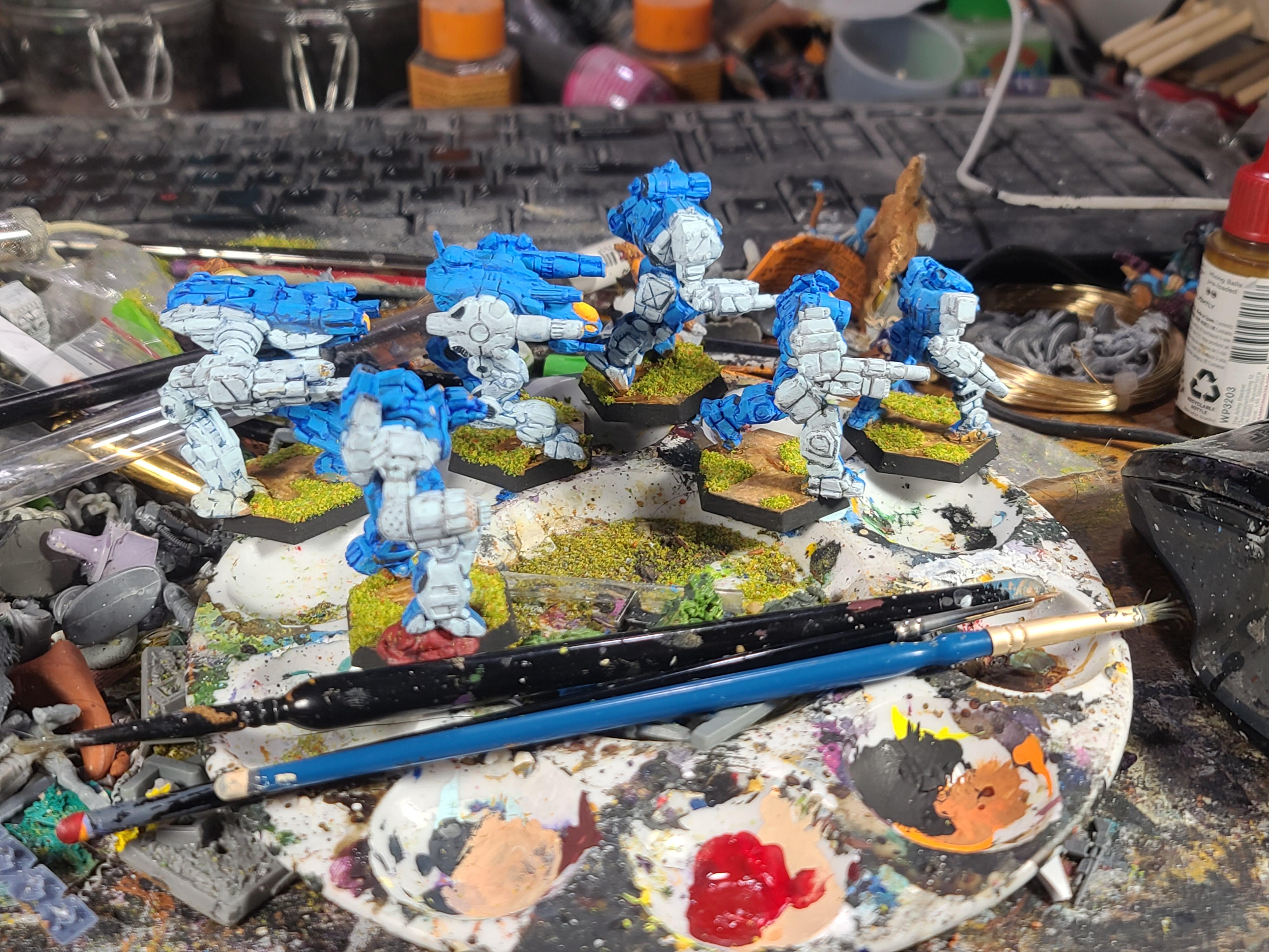 Battletech, Catalyst Game Labs, Crusader, Dragon Fire, Griffin, Lyran Guard, Mech, Nightstar, Thunderbolt, Wolfhound