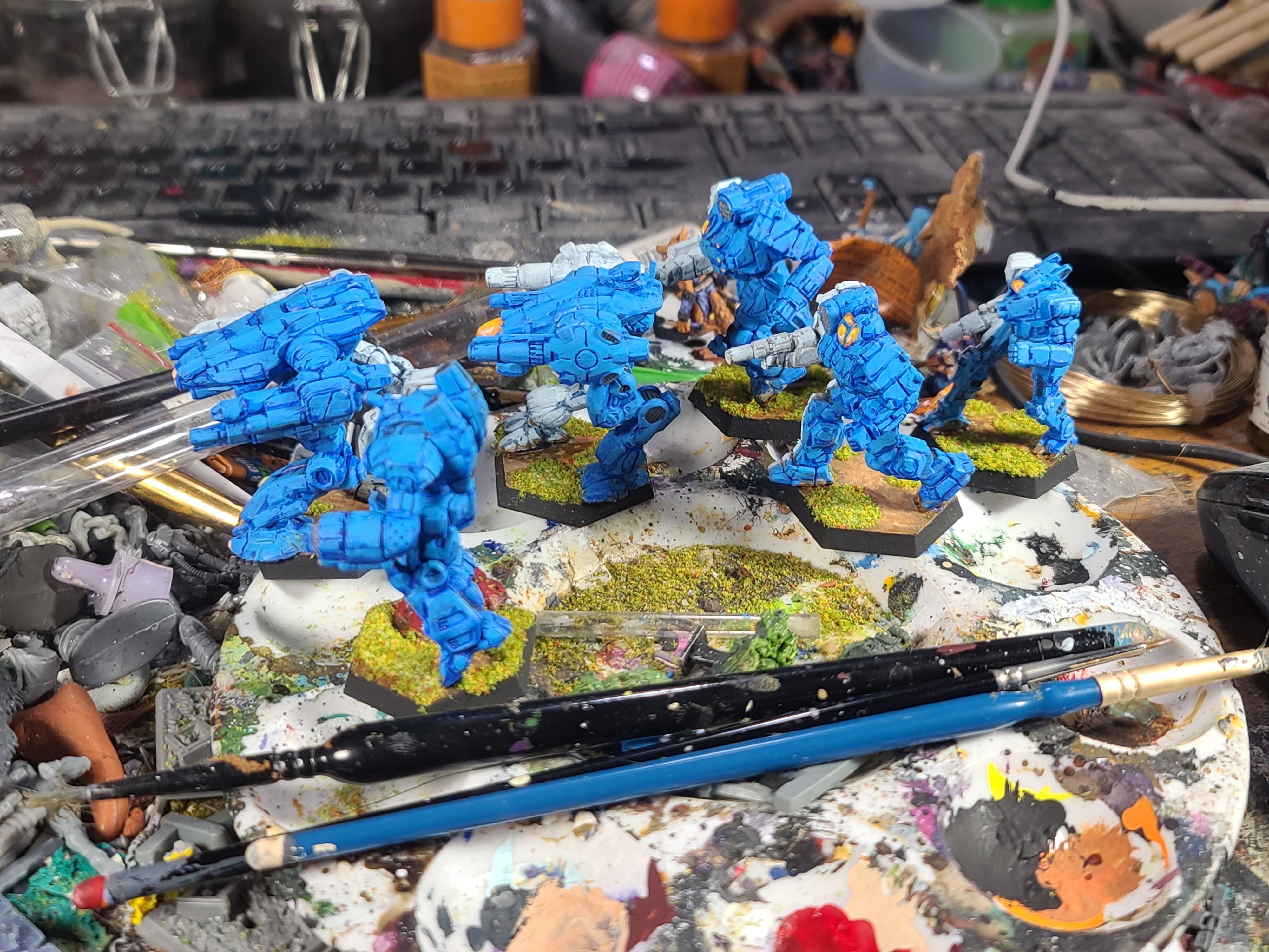 Battletech, Catalyst Game Labs, Crusader, Dragon Fire, Griffin, Lyran Guard, Mech, Nightstar, Thunderbolt, Wolfhound