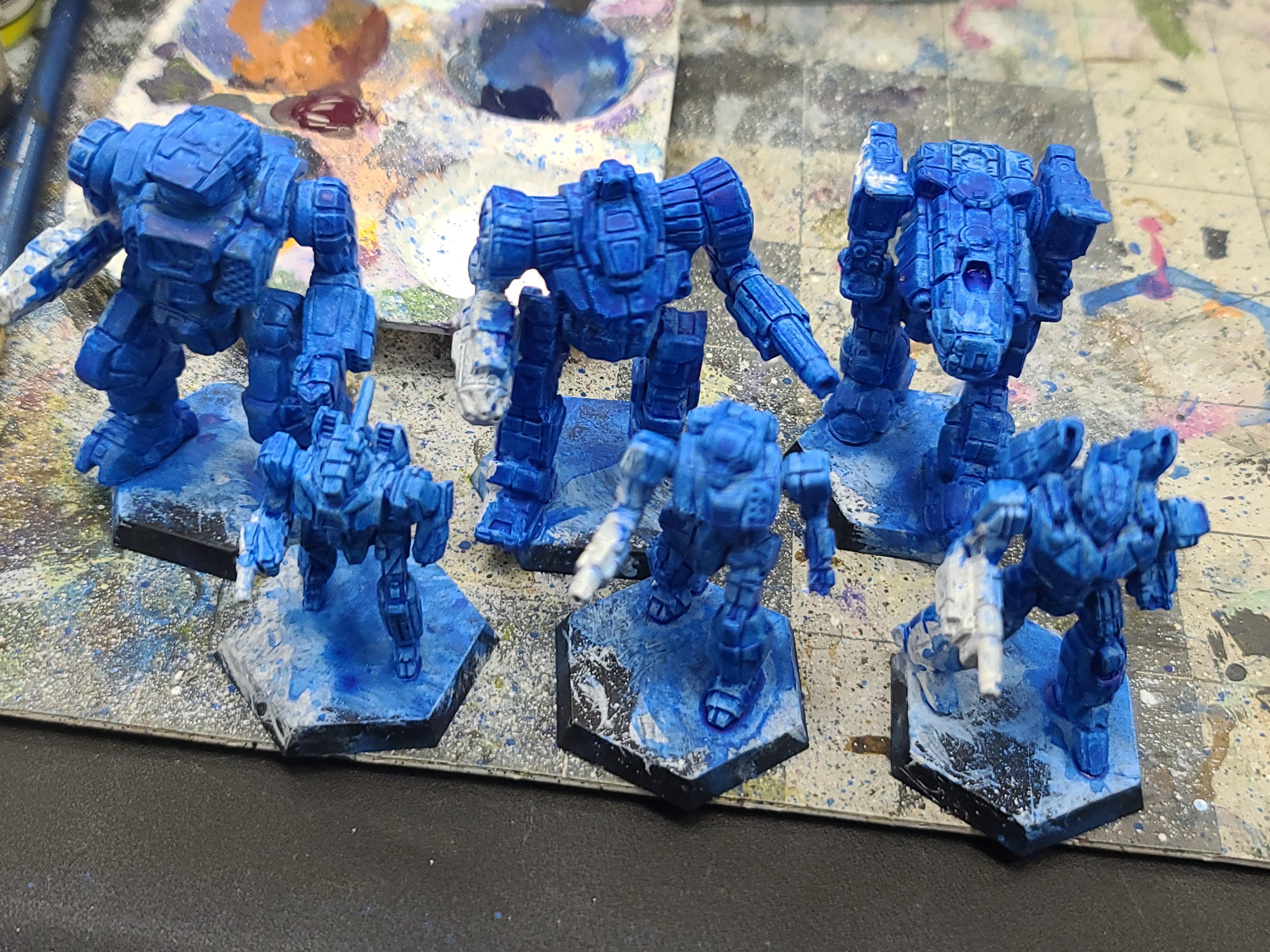 Battletech, Catalyst Game Labs, Higlander, Lyran Guard, Mech, Phoenix Hawk, Stalker, Stinger, Valkerie, Zeus