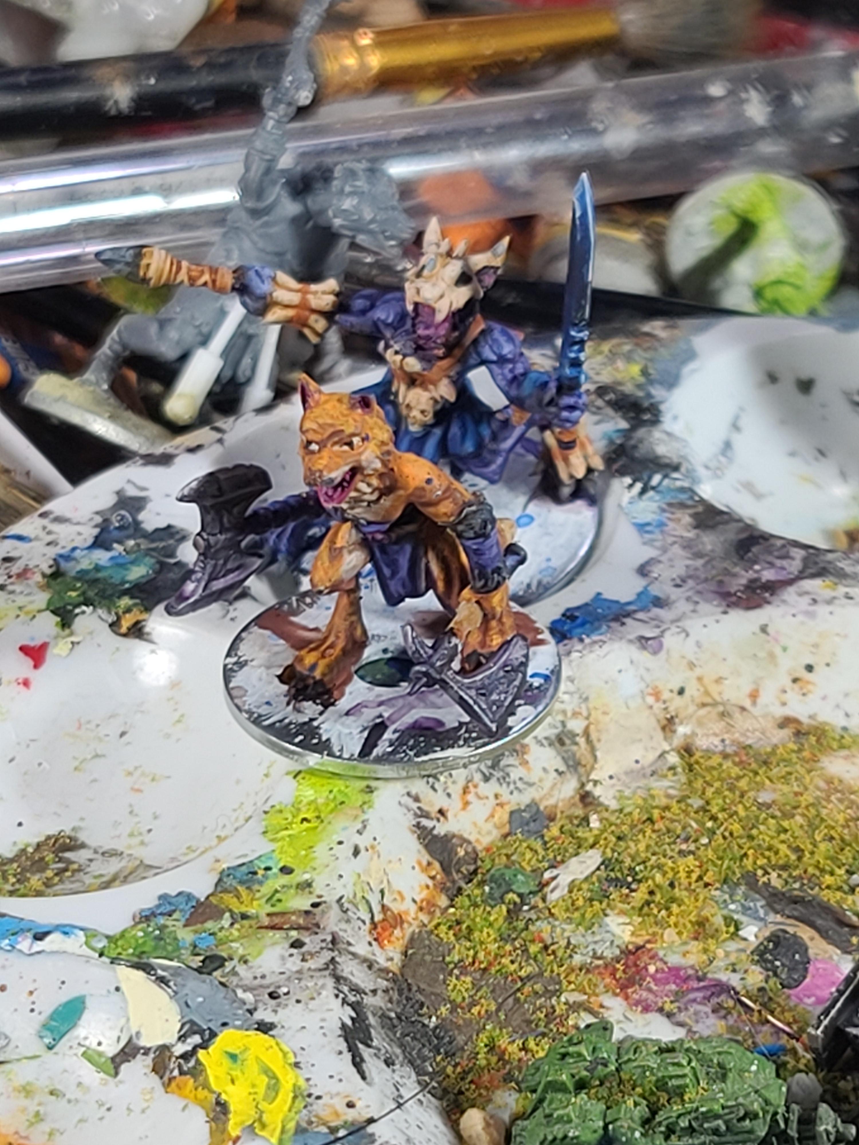 3d Print, Animal Adventurers, Berzerker, Dungeons And Dragons, Fox Man, Kobold, Tanks Workshop, Warriors