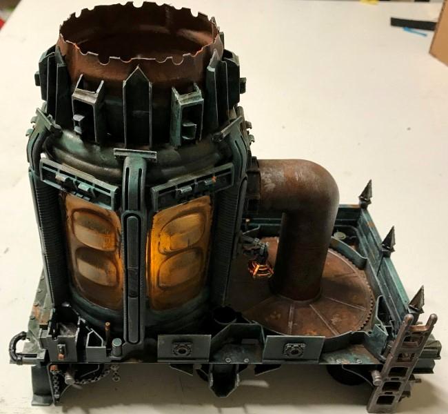 Ironhands Inspiration, Painted, Pumping Station, Scratch Build, Terrain