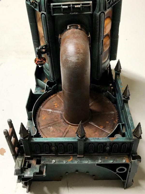 Ironhands Inspiration, Painted, Pumping Station, Scratch Build, Terrain