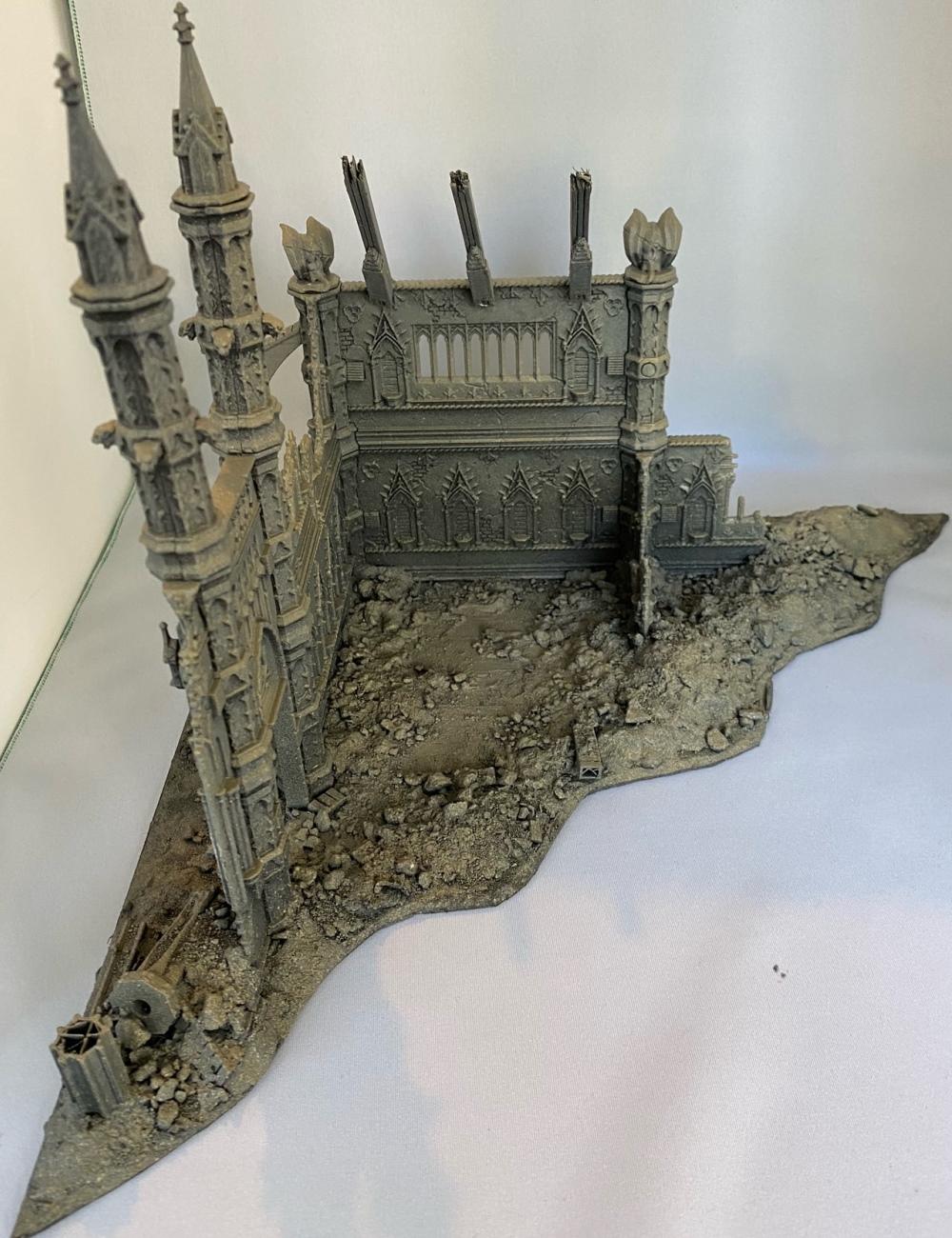 Rampart, Ruined Cathedral, Ruins, Scatch Built Roof Part, Terrain