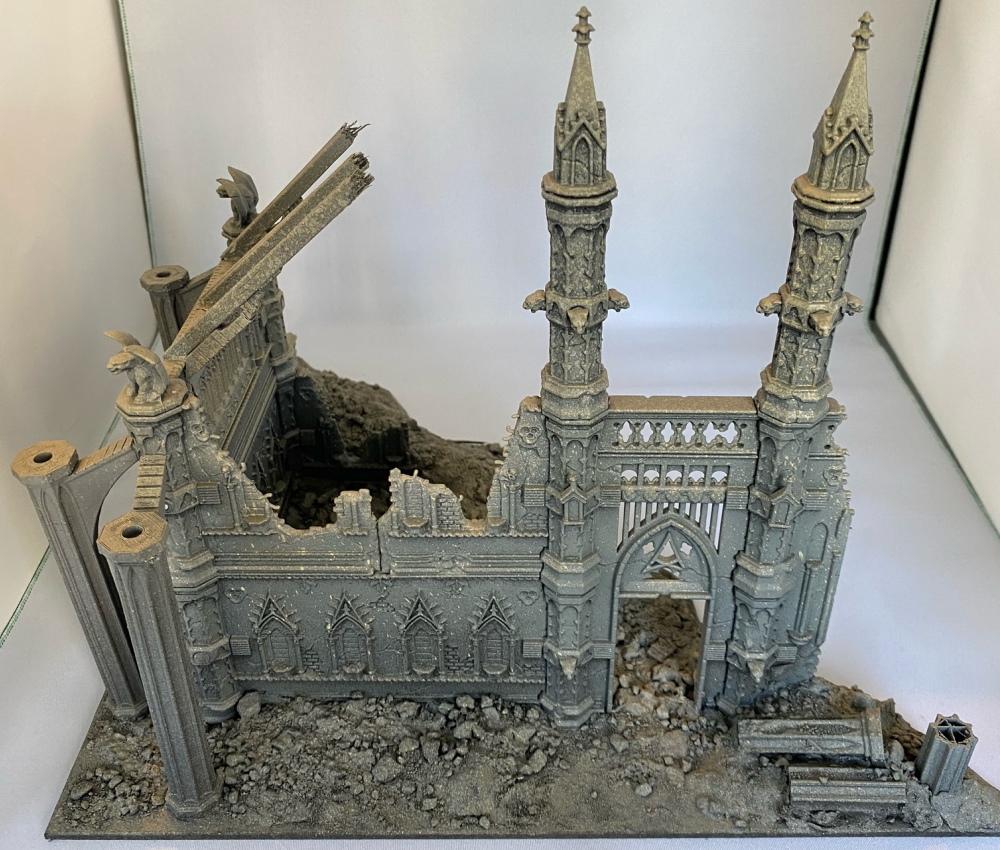 Rampart, Ruined Cathedral, Ruins, Scatch Built Roof Part, Terrain