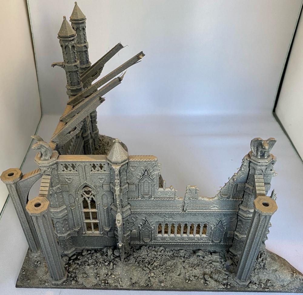 Rampart, Ruined Cathedral, Ruins, Scatch Built Roof Part, Terrain