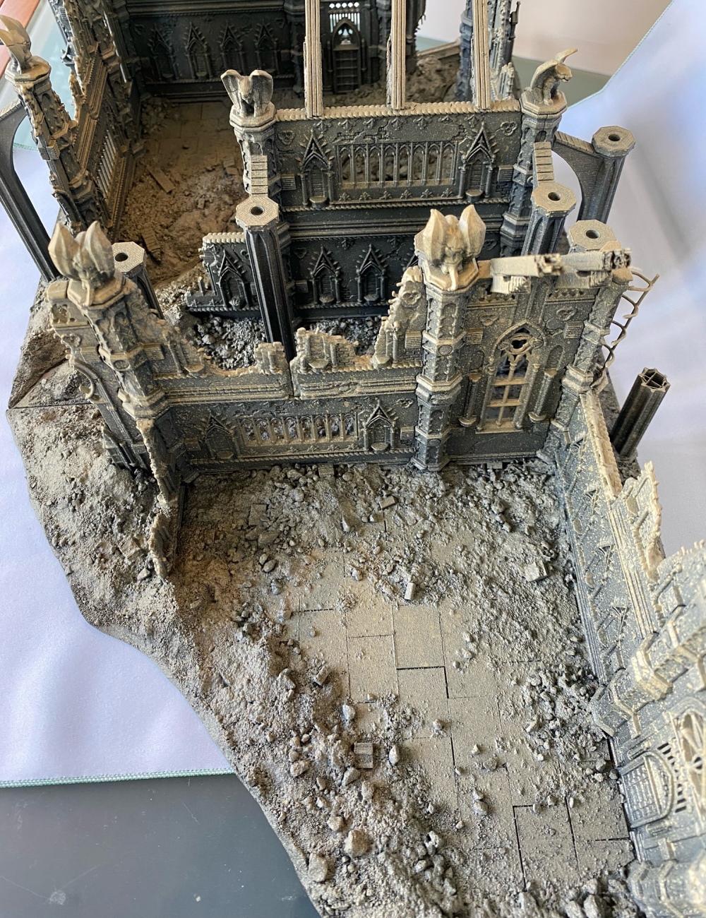Rampart, Ruined Cathedral, Ruins, Scatch Built Roof Part, Terrain