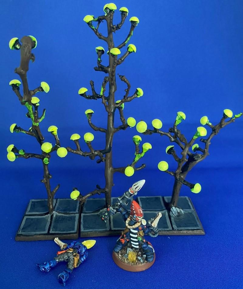 Luminescent Plants, Necromunda, Necromunda Terrain, Terain, Underhive Plants