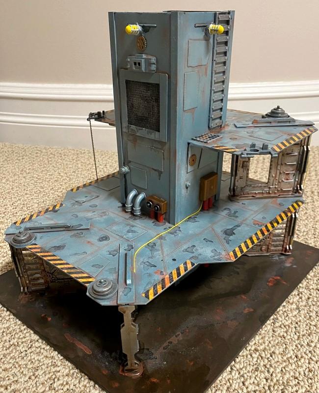 Classic Necromunda Tower, Classic Tower, Necromuna, Necromunda Terrain, Painted, Terrain
