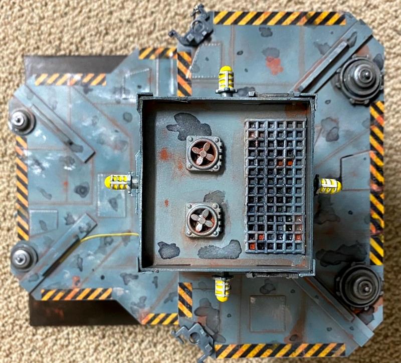 Classic Necromunda Tower, Classic Tower, Necromuna, Necromunda Terrain, Painted, Terrain