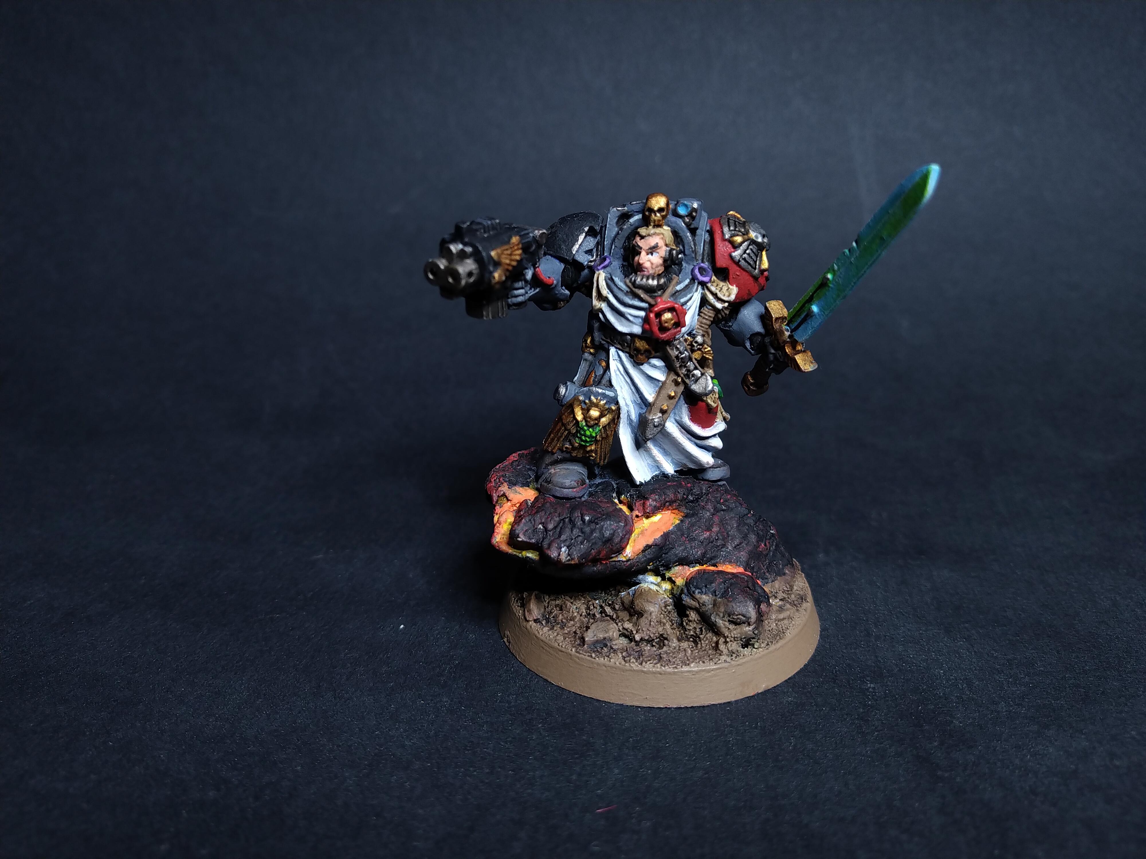 Space Marines, Terminator Armor, Terminator Captain, Warhammer 40,000, Warhammer40000