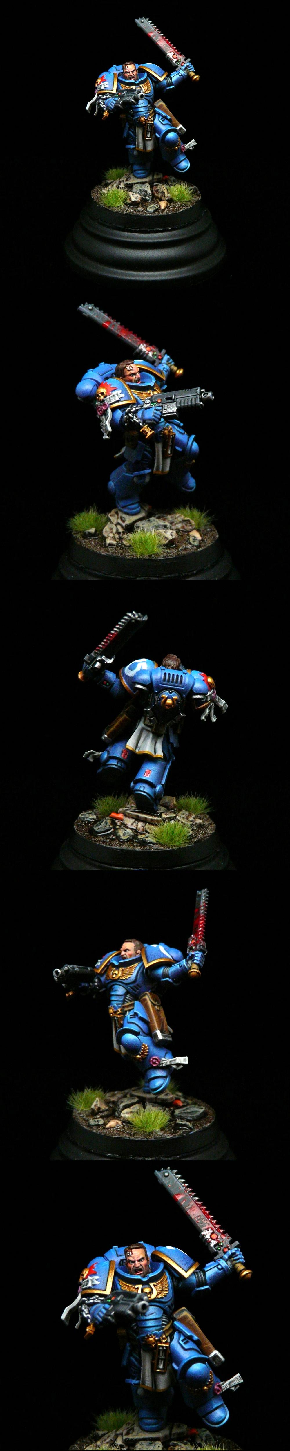 Adeptus Astartes, Demetrian Titus, Primaris, Space Marines, Ultramarines
