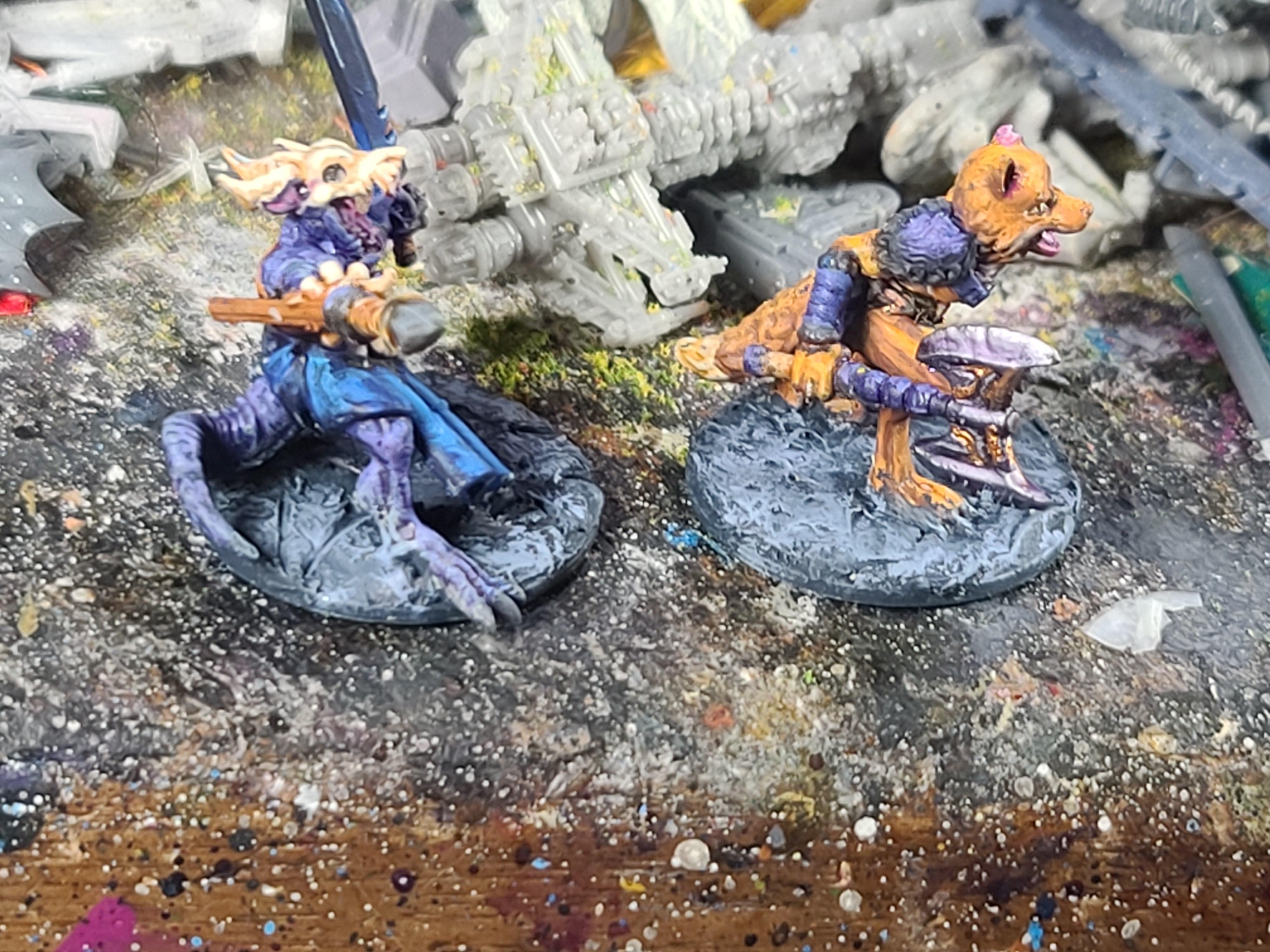 3d Print, Animal Adventurers, Dungeons And Dragons, Epic Miniatures, Fox Man, Kobold, Tanks Workshop