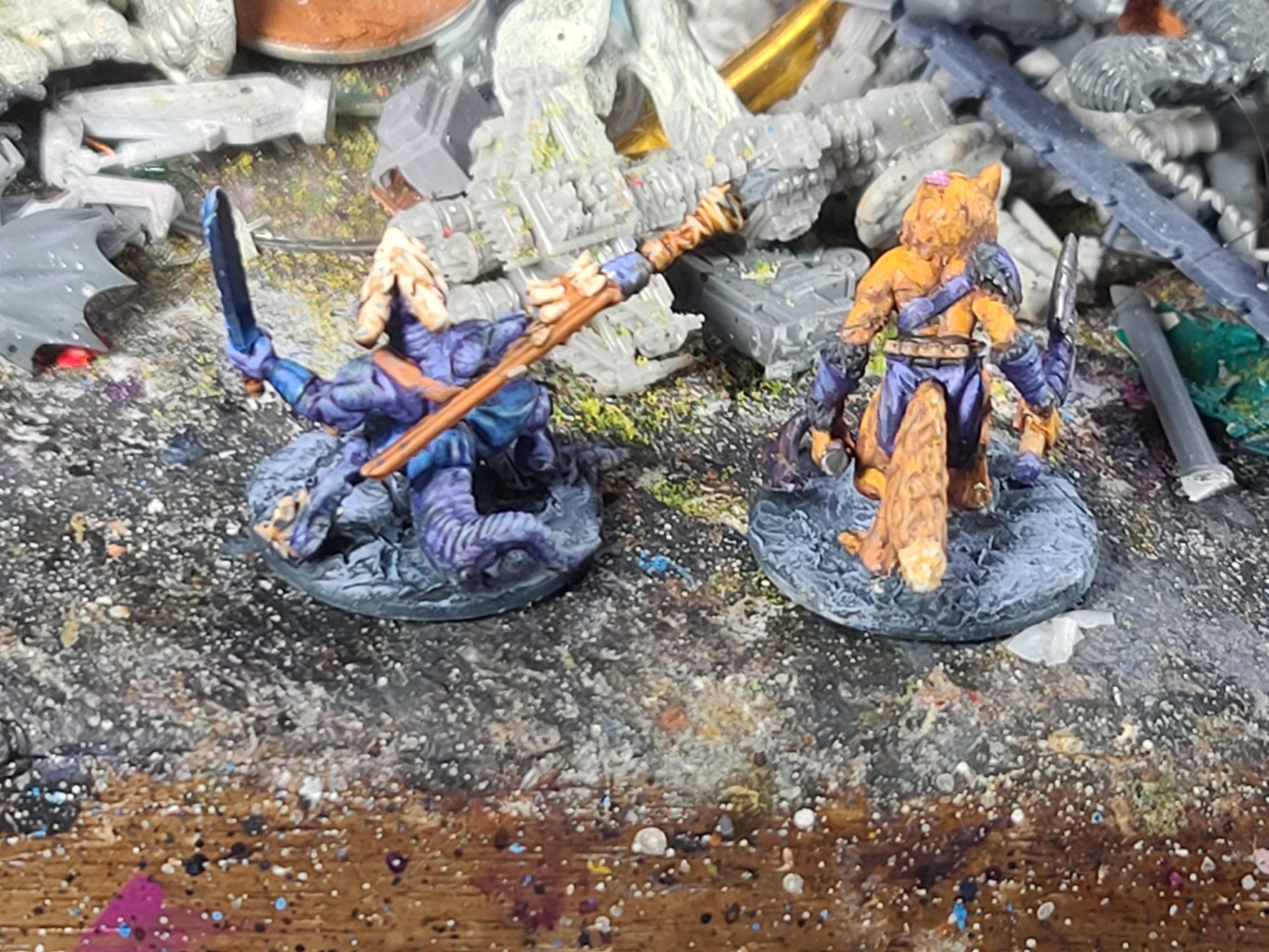 3d Print, Animal Adventurers, Dungeons And Dragons, Epic Miniatures, Fox Man, Kobold, Tanks Workshop