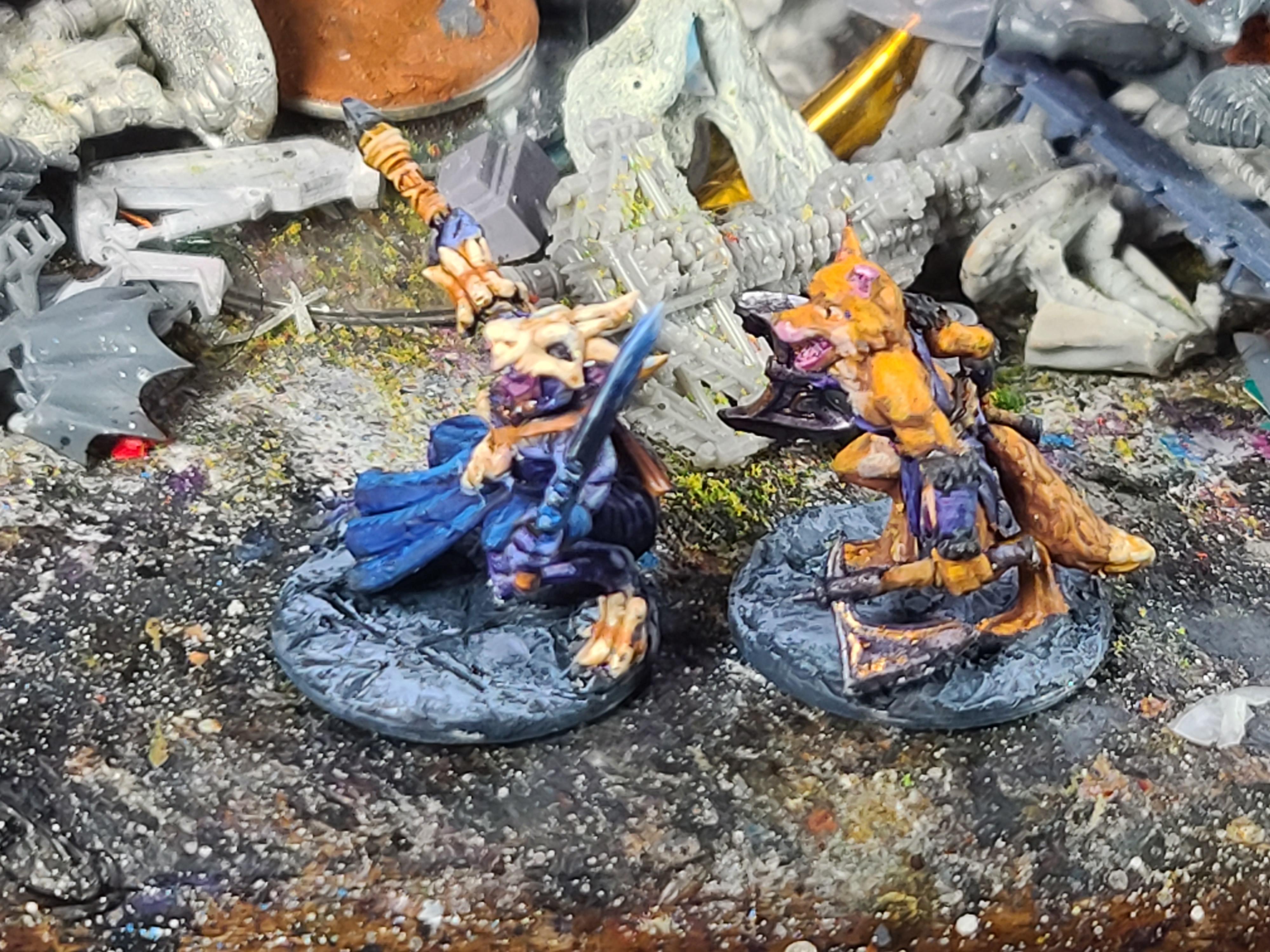 3d Print, Animal Adventurers, Dungeons And Dragons, Epic Miniatures, Fox Man, Kobold, Tanks Workshop