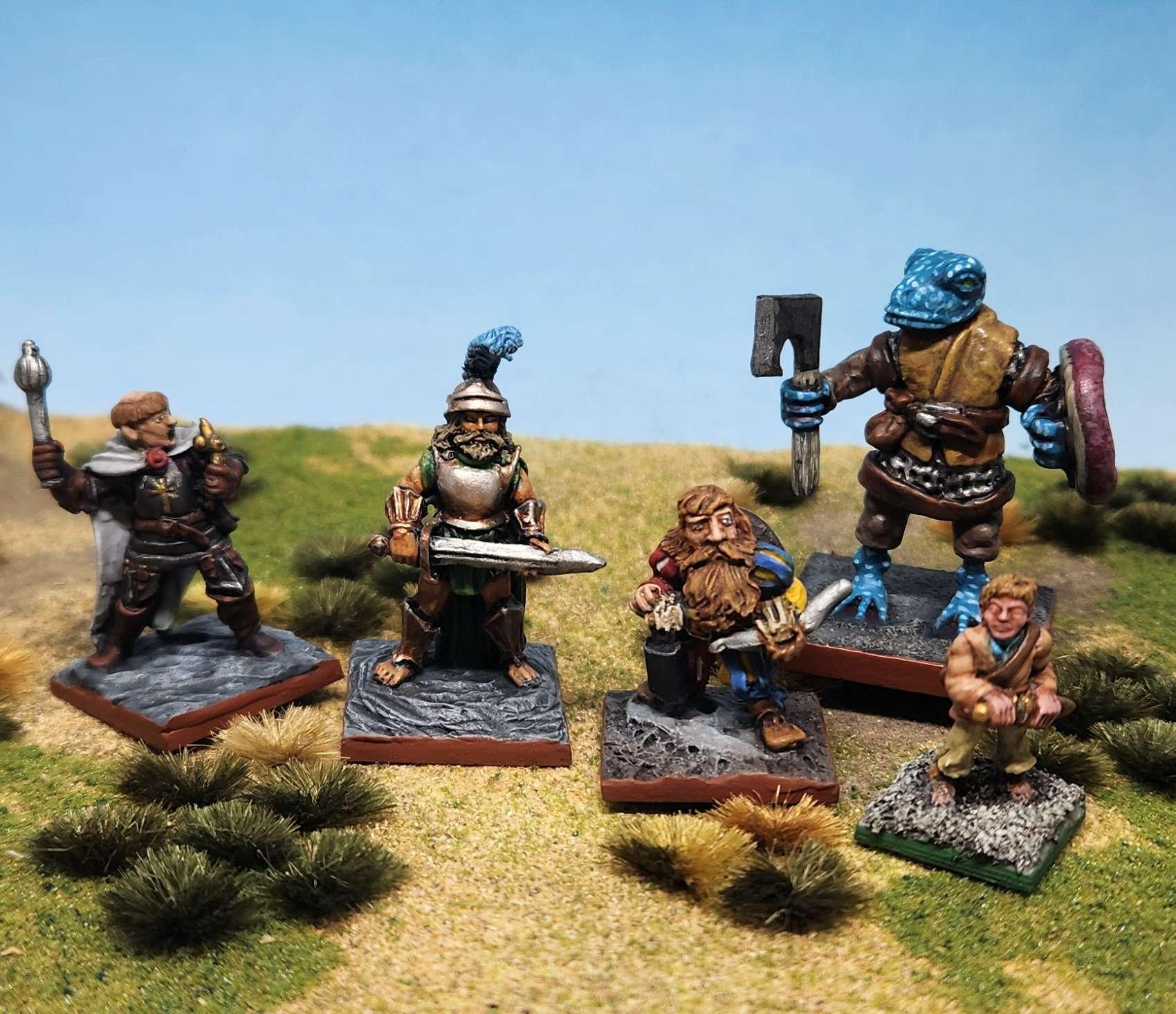 Anachronistic, Citadel, Dnd Party, Dungeons And Dragons, Lead, Pre Slotta, Vintage