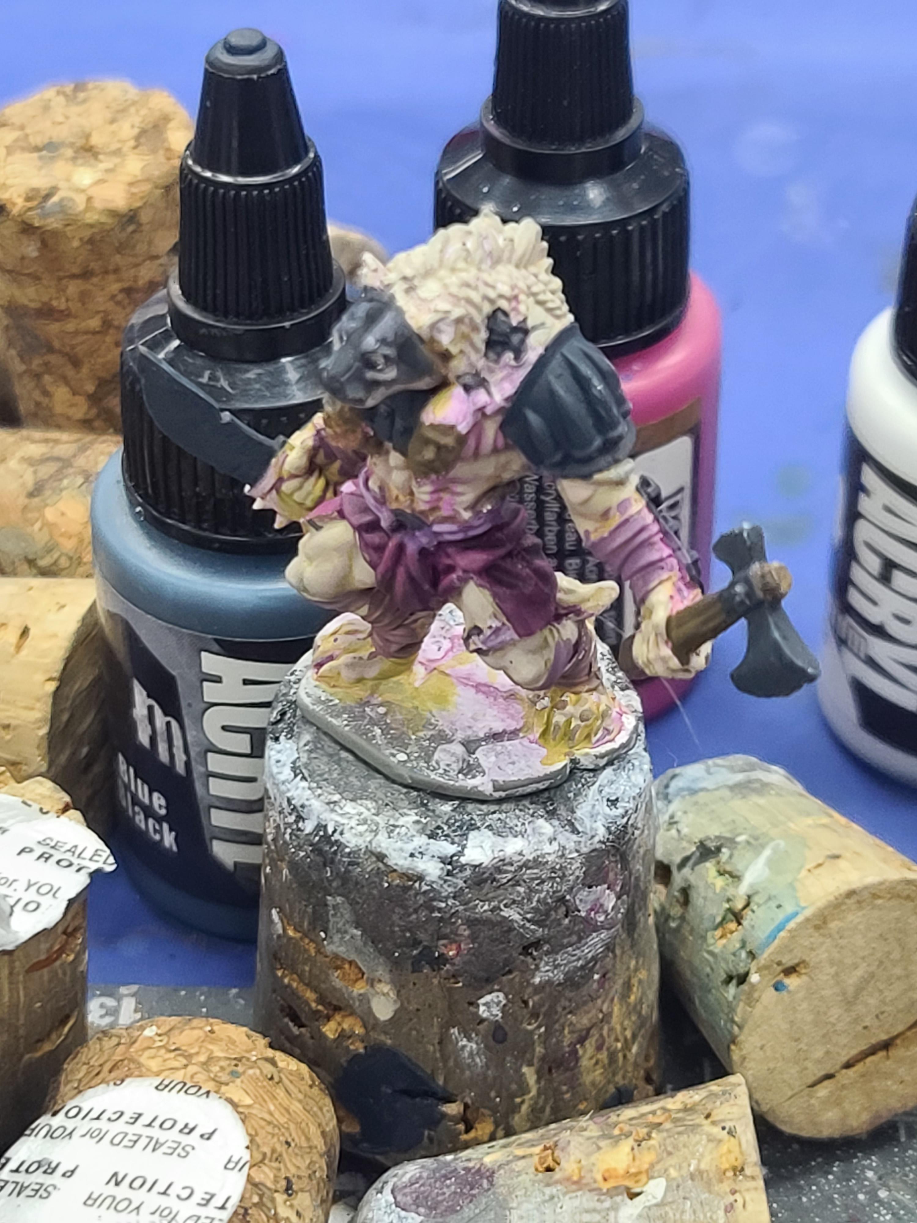 Animal Adventurers, Dungeons And Dragons, Gnoll, Gnoll Chieftan, Next Level Miniatures, Warriors