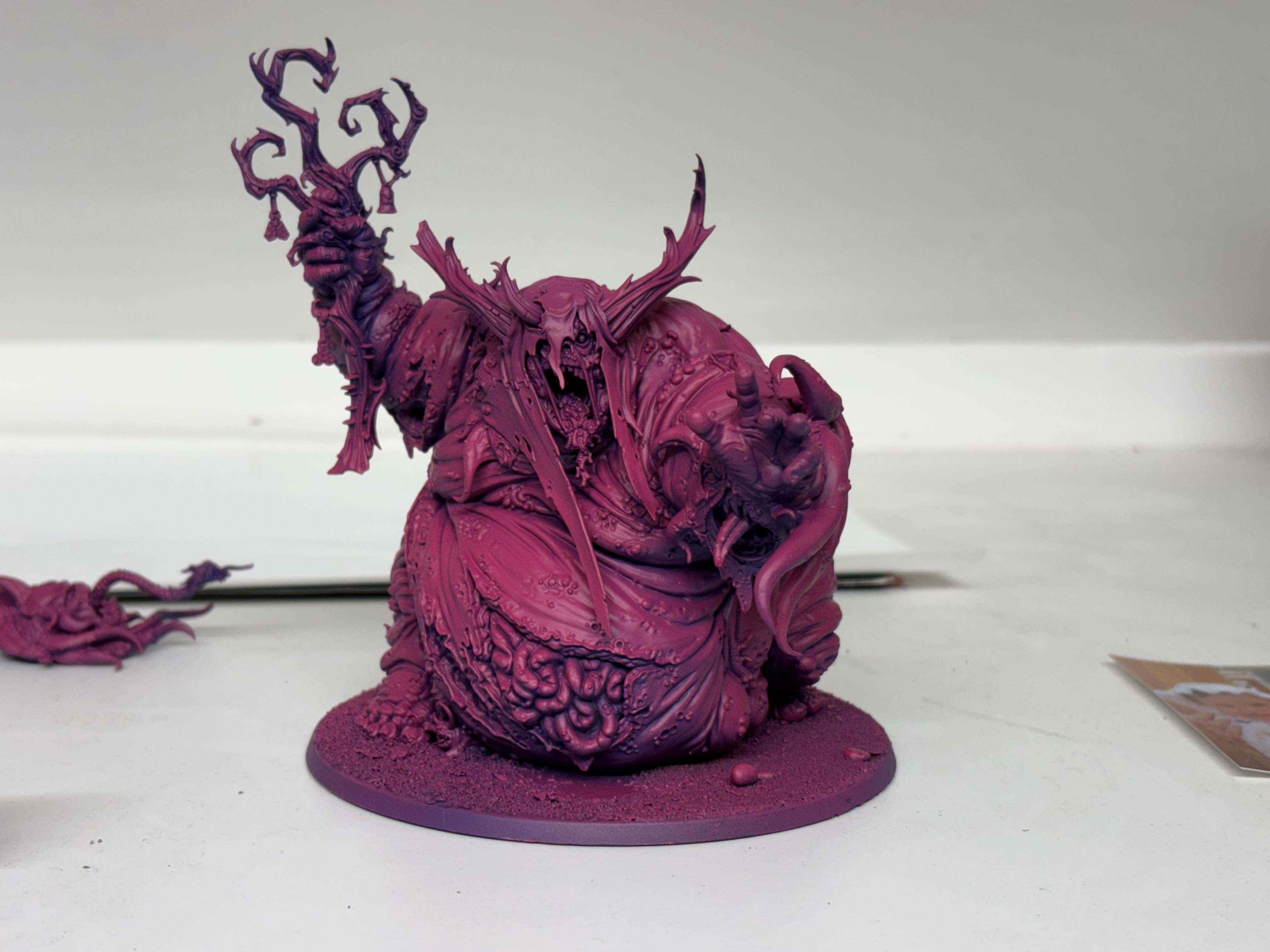 Daemons, Death Guard, Great Unclean One, Greater Daemon, Nurgle, Rotigus, Warhammer 40,000, Work In Progress