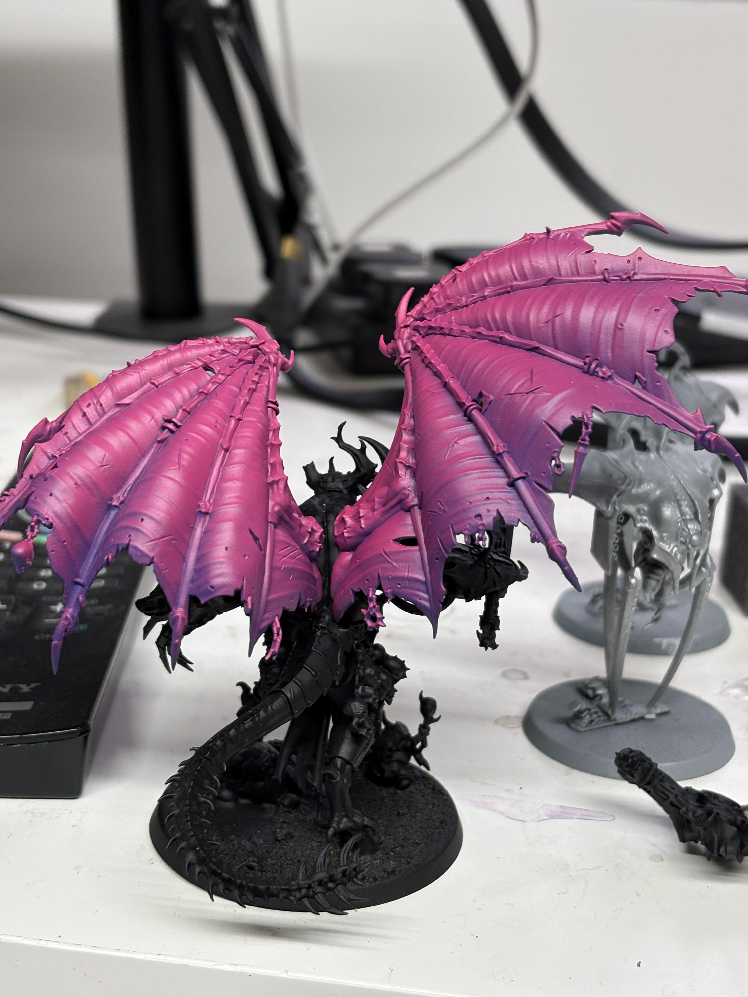 Daemon Prince, Death Guard, Nurgle, Warhammer 40,000, Work In Progress