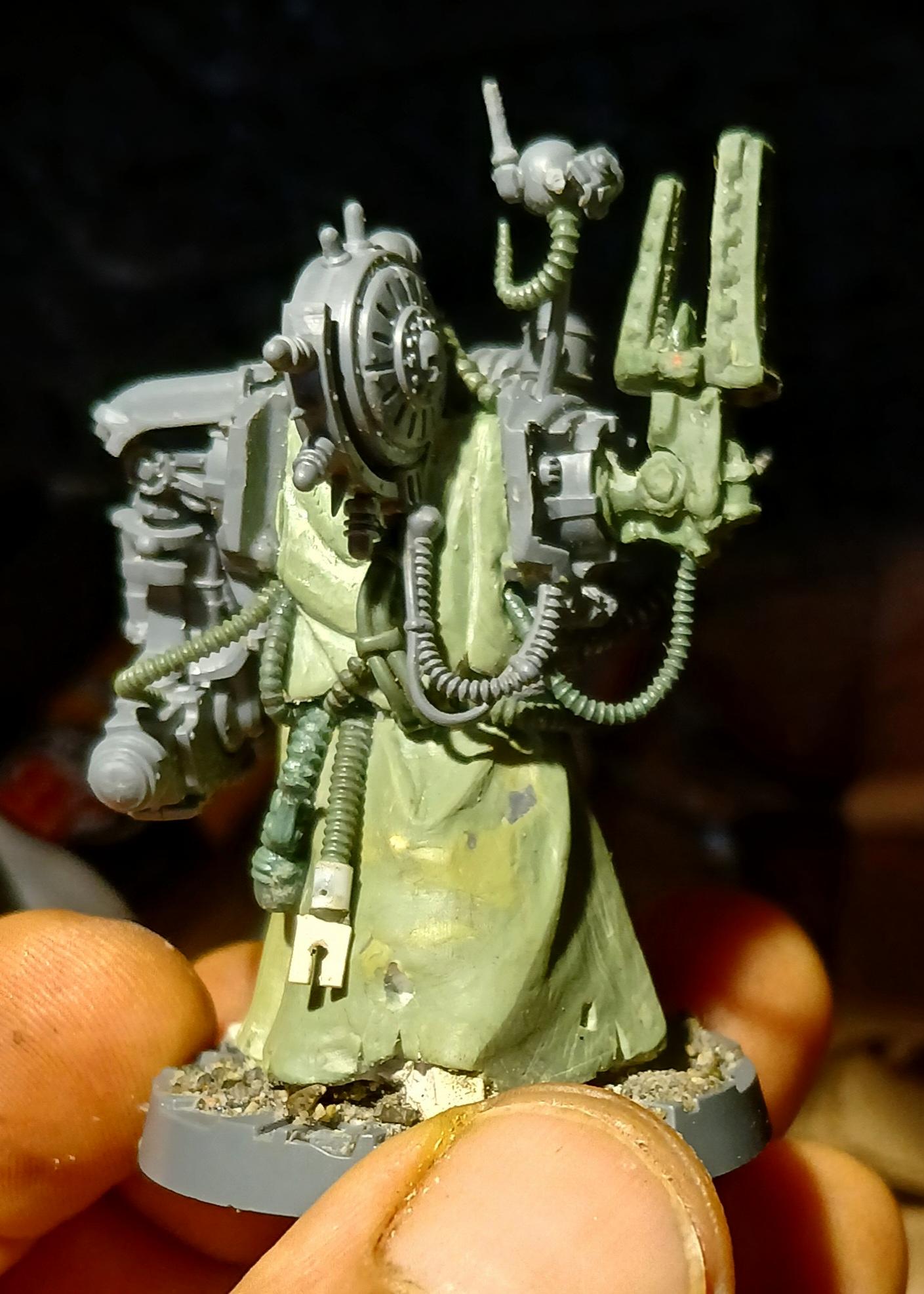 Conversion, Greenstuff, Kitbash, Mechanicum, Myrmidon Destructor, Tech-priest