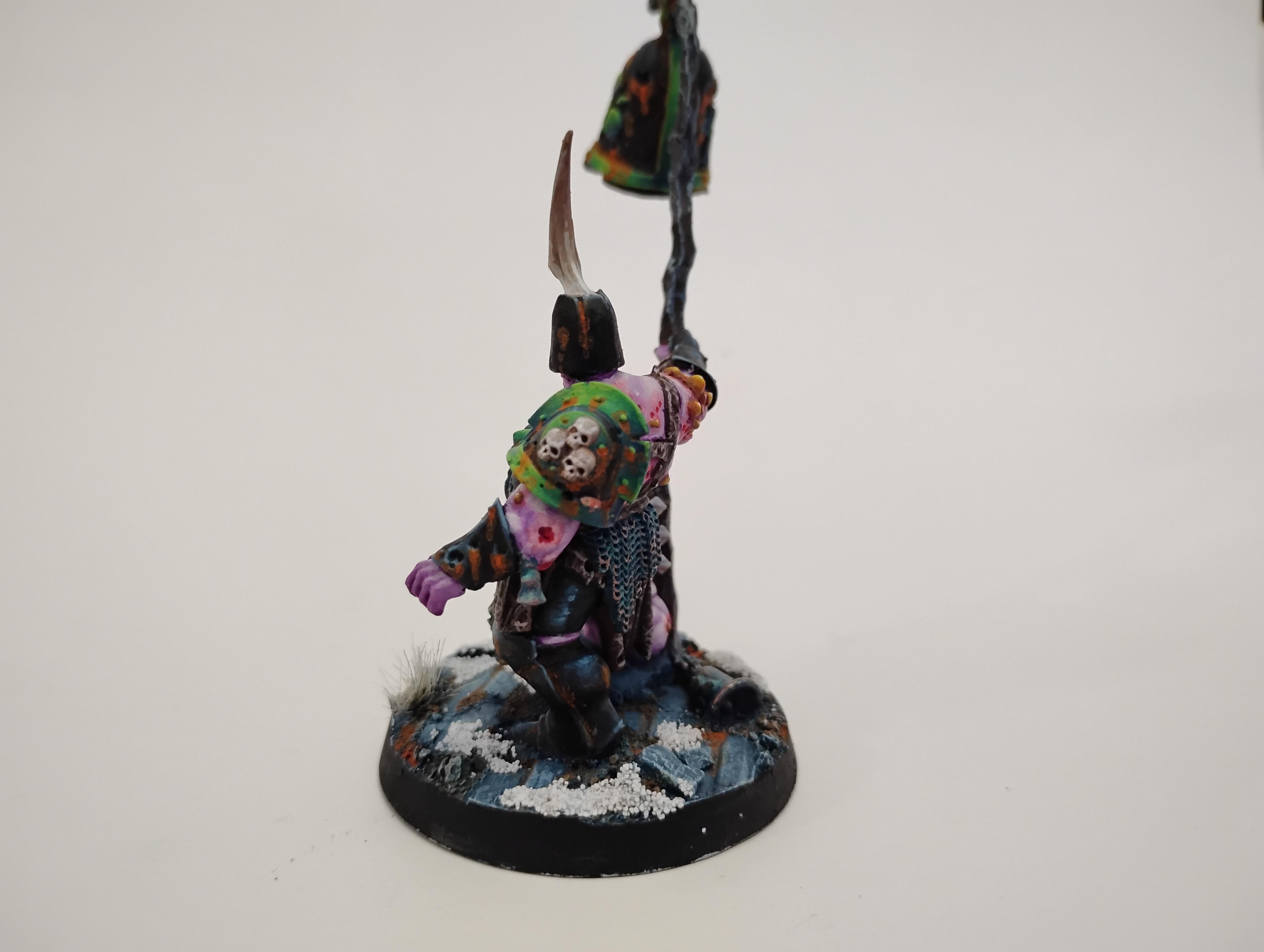 Age Of Sigmar, Bell, Chaos, Chaos Warrior, Musician, Nurgle, Nurgle Warrior, Warcry, Warhammer Fantasy