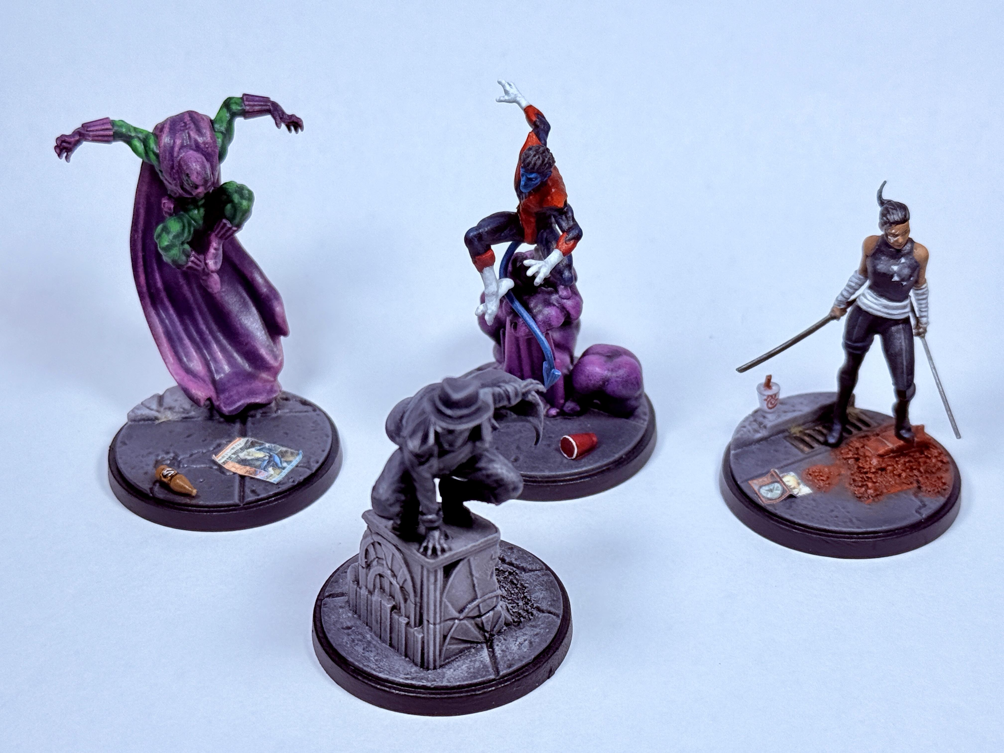 Amg, Atomic Mass Games, Echo, Infinity, Marvel Crisis Protocol, Mcp, Nightcrawler, Prowler, Spider-man Noir