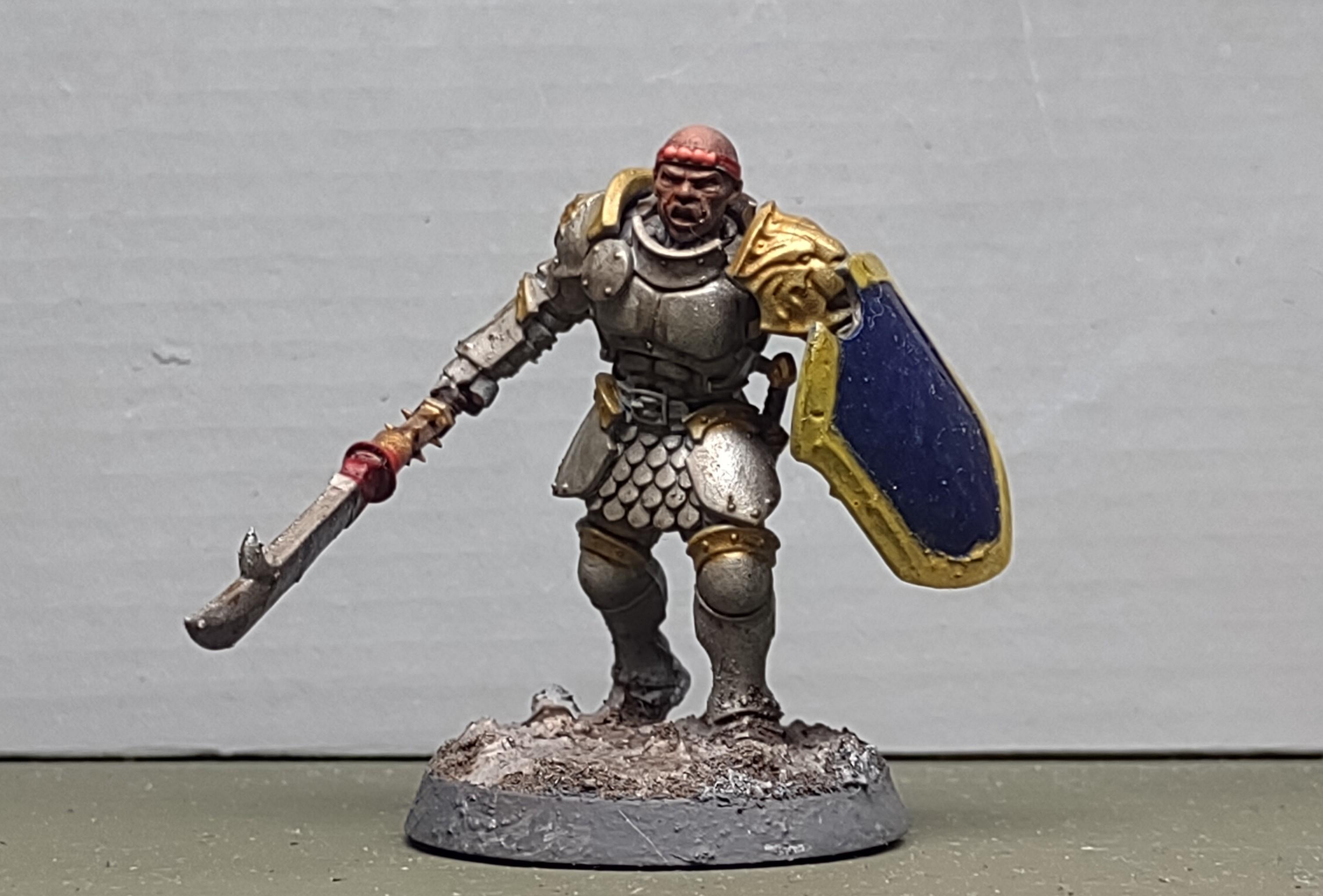 Stormcast, Not much highlighting, but I like him. 