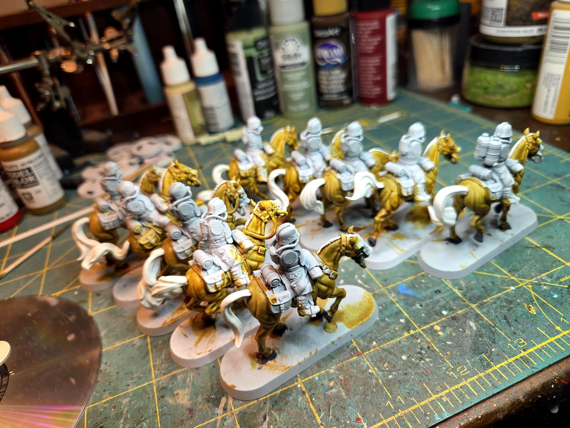Cavalry, Lightnings, Riders, Rough, Samurai, Space