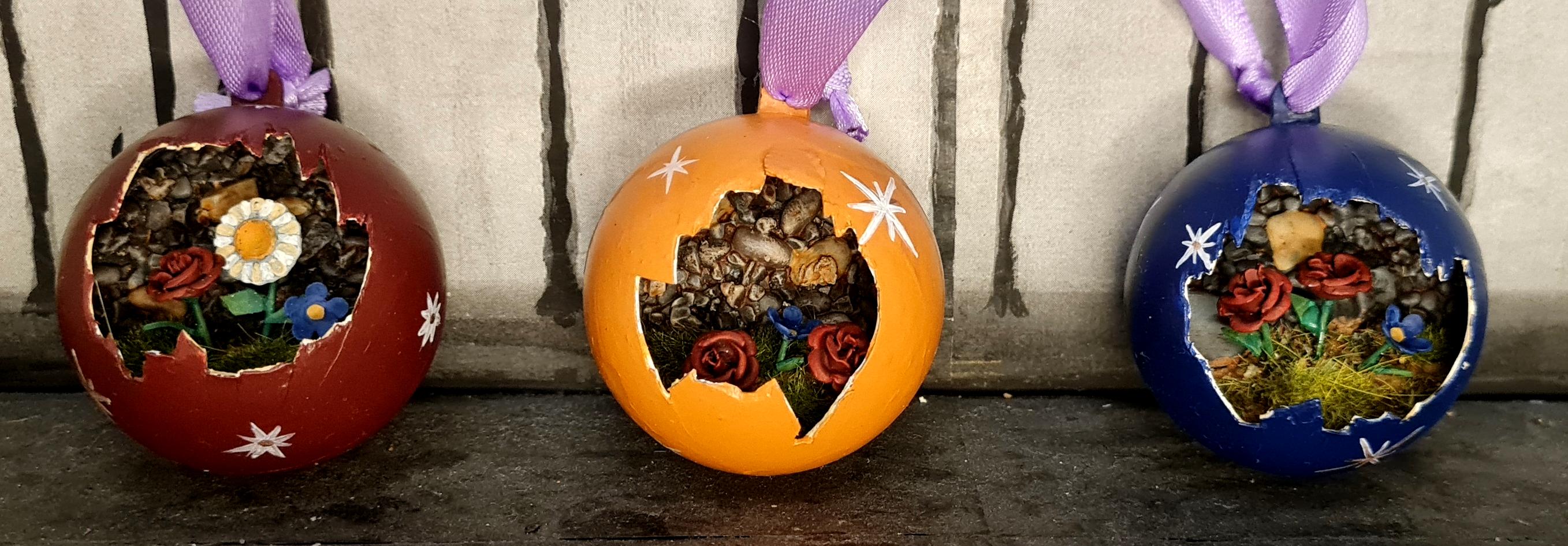 Christmas Decoration, Christmas Ornaments, Clockwork, Do-it-yourself, Flowers, Gears, Gift, New Year, Scratch Build