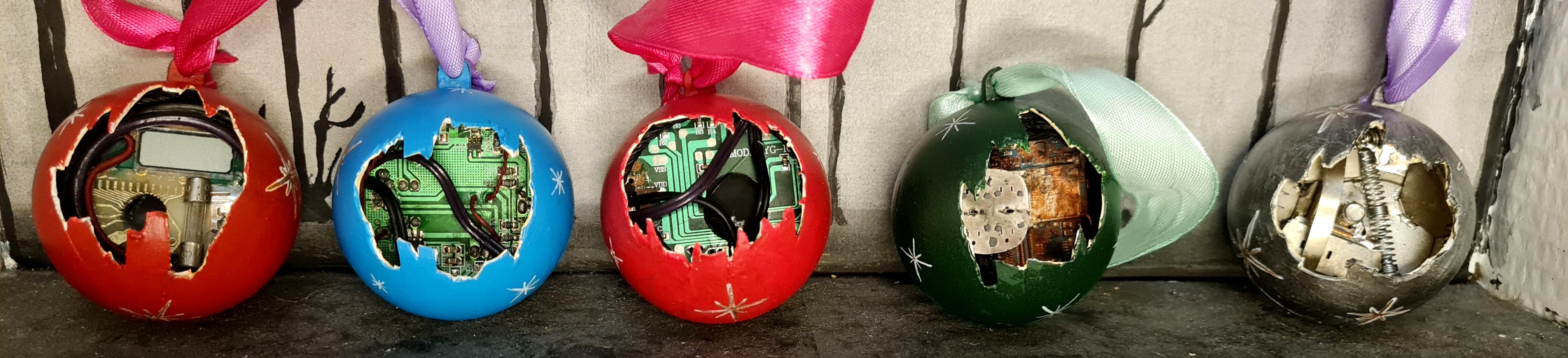 Christmas Decoration, Christmas Ornaments, Circuit, Do-it-yourself, Gift, New Year, Scratch Build, Wire