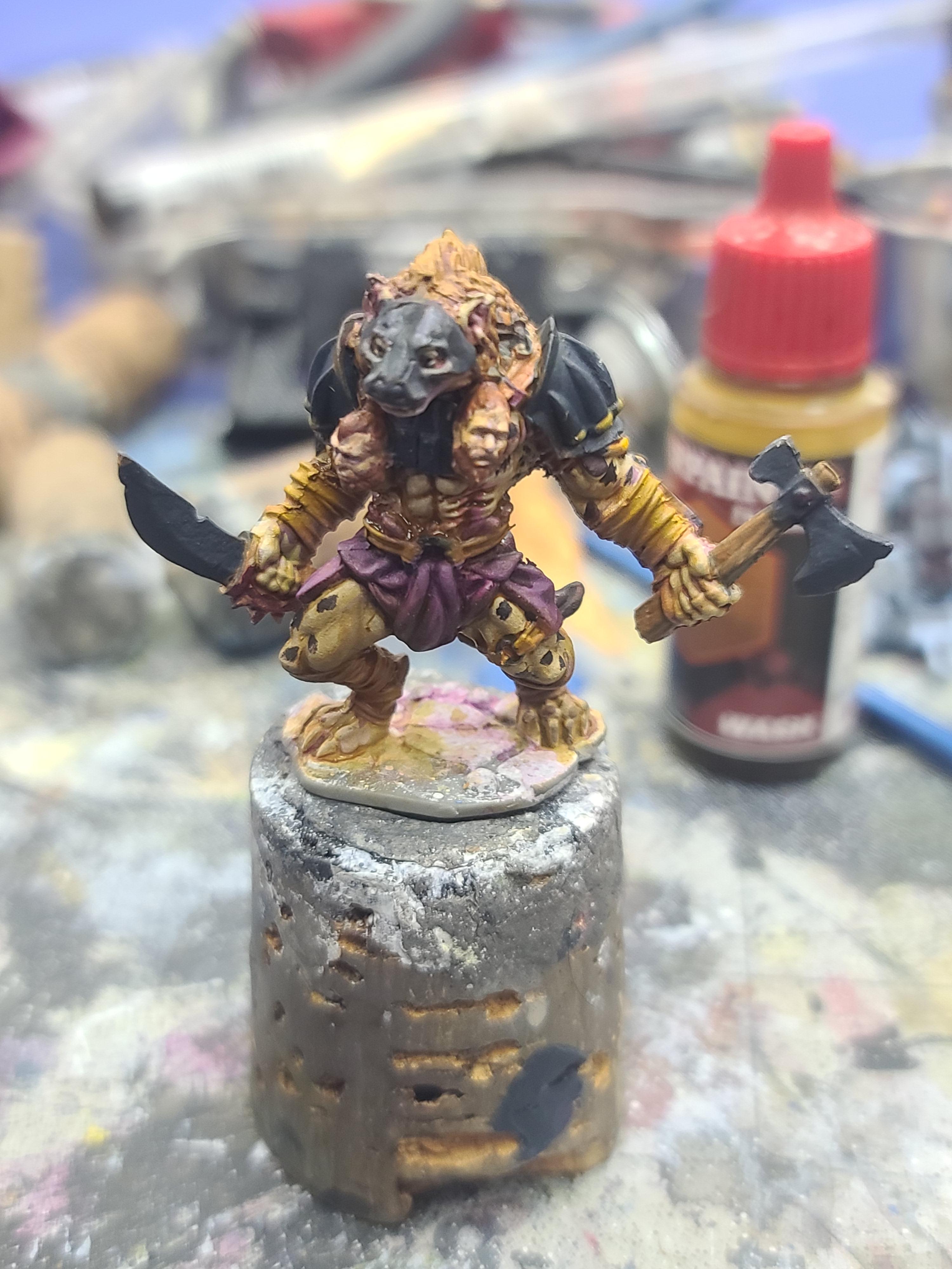 Animal Adventurers, Dungeons And Dragons, Gnoll, Next Level Miniatures, Warriors