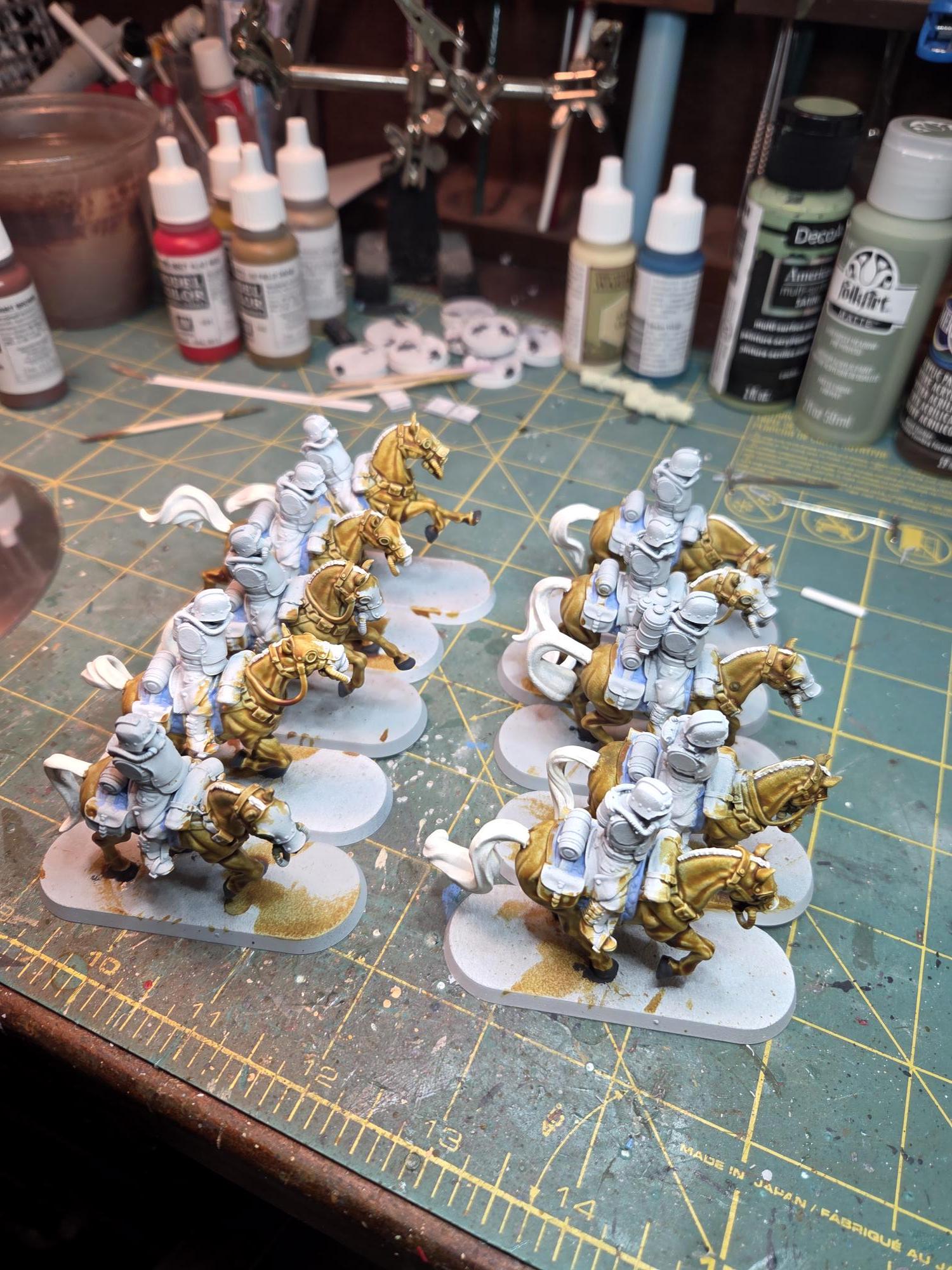 Cavalry, Lightnings, Riders, Rough, Samurai, Space