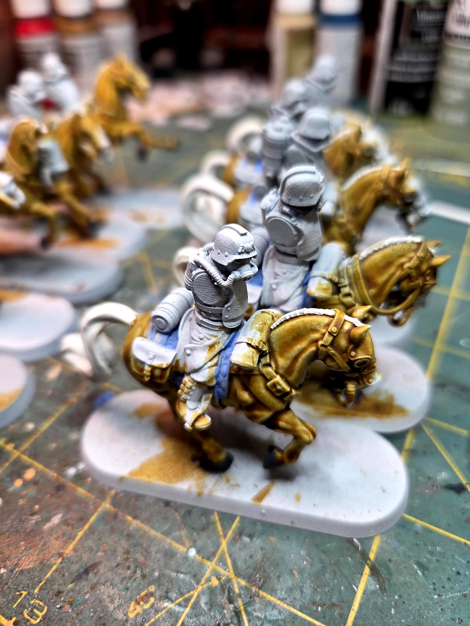 Cavalry, Lightnings, Riders, Rough, Samurai, Space