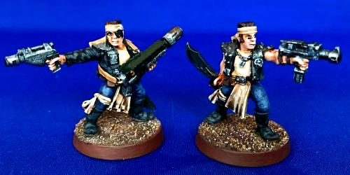 Ganger, Leader, Necromunda, Orloc, Painted