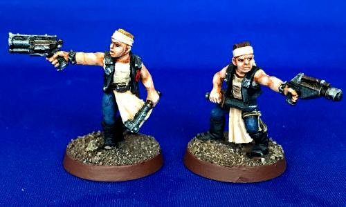 Ganger, Juves, Necromunda, Orloc, Painted