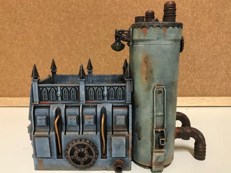 Classic Necromunda, Factory, Necromuna, Painted, Scratch Build, Terrain