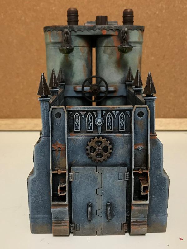 Classic Necromunda, Factory, Necromuna, Painted, Scratch Build, Terrain