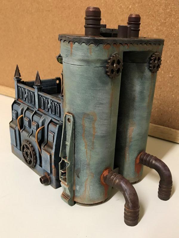 Classic Necromunda, Factory, Necromuna, Painted, Scratch Build, Terrain