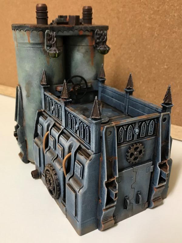 Classic Necromunda, Factory, Necromuna, Painted, Scratch Build, Terrain