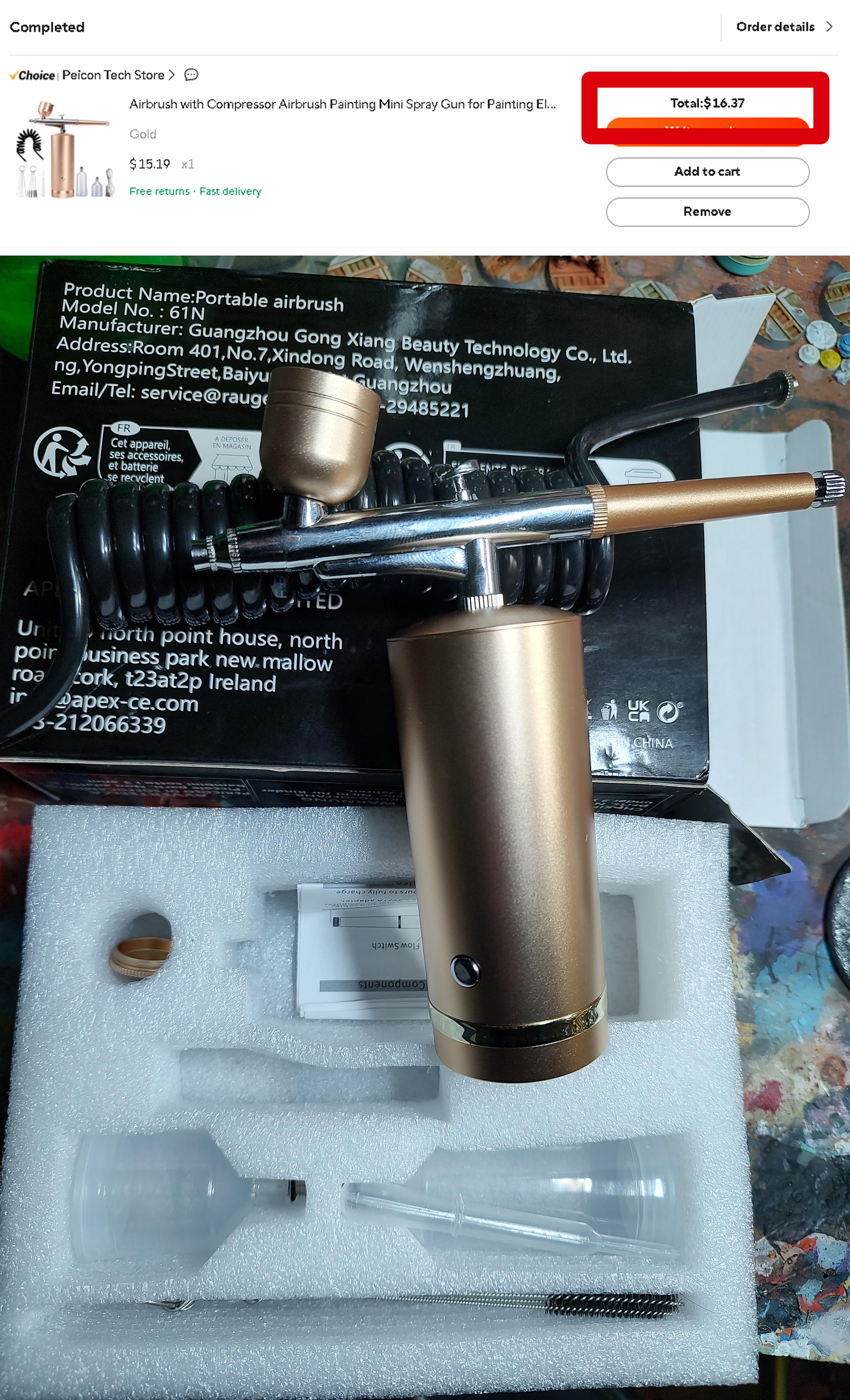 Airbrush, Ali Express