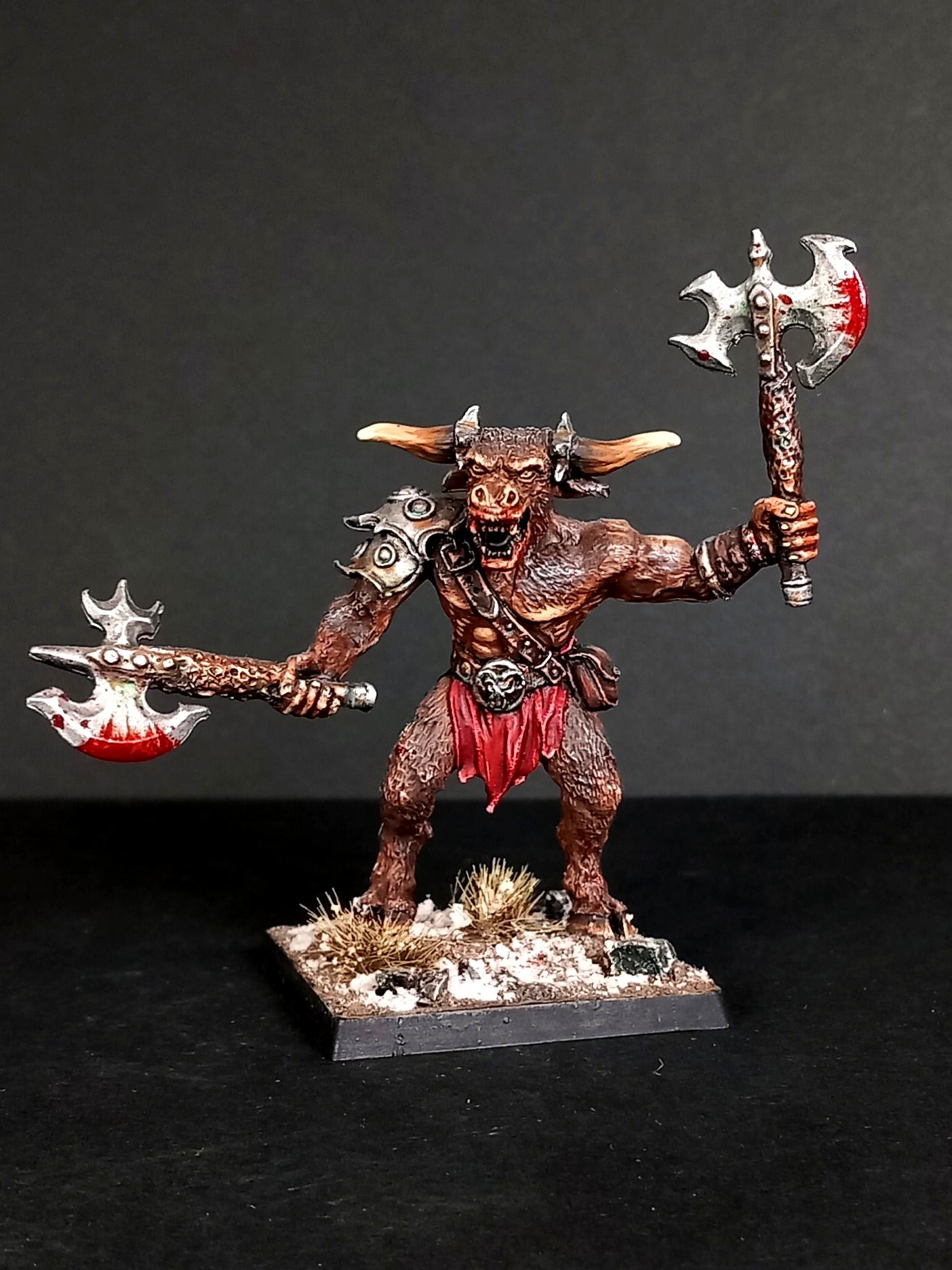Ageofsigmar, Bloodkine, Bullgor, Bullgors, Doombull, Minotaur, Reaper, Reaperminiatures, Warhammer Fantasy, Warhammerfantasy
