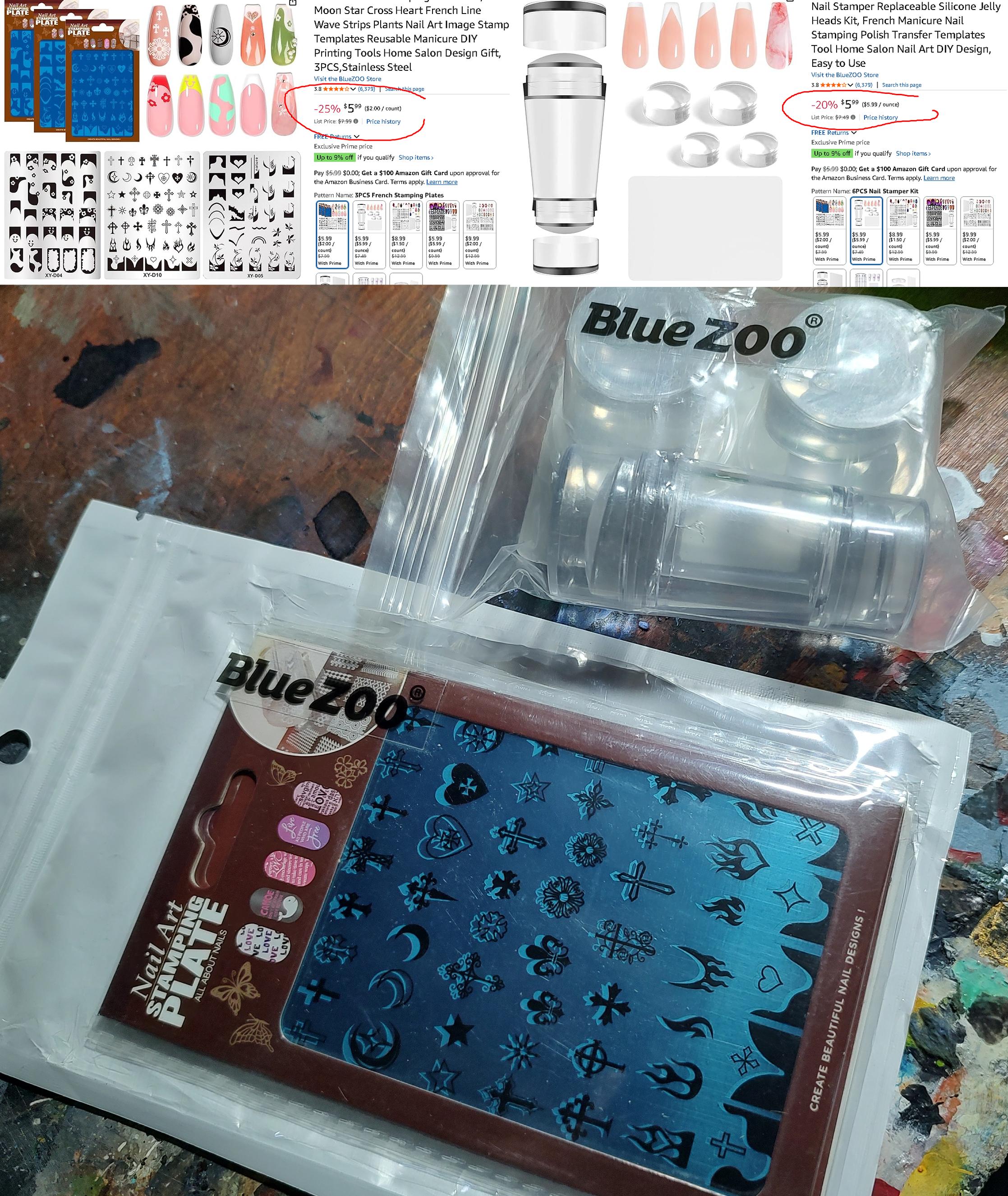 Stamping Kit, Nail stamping kit 1 