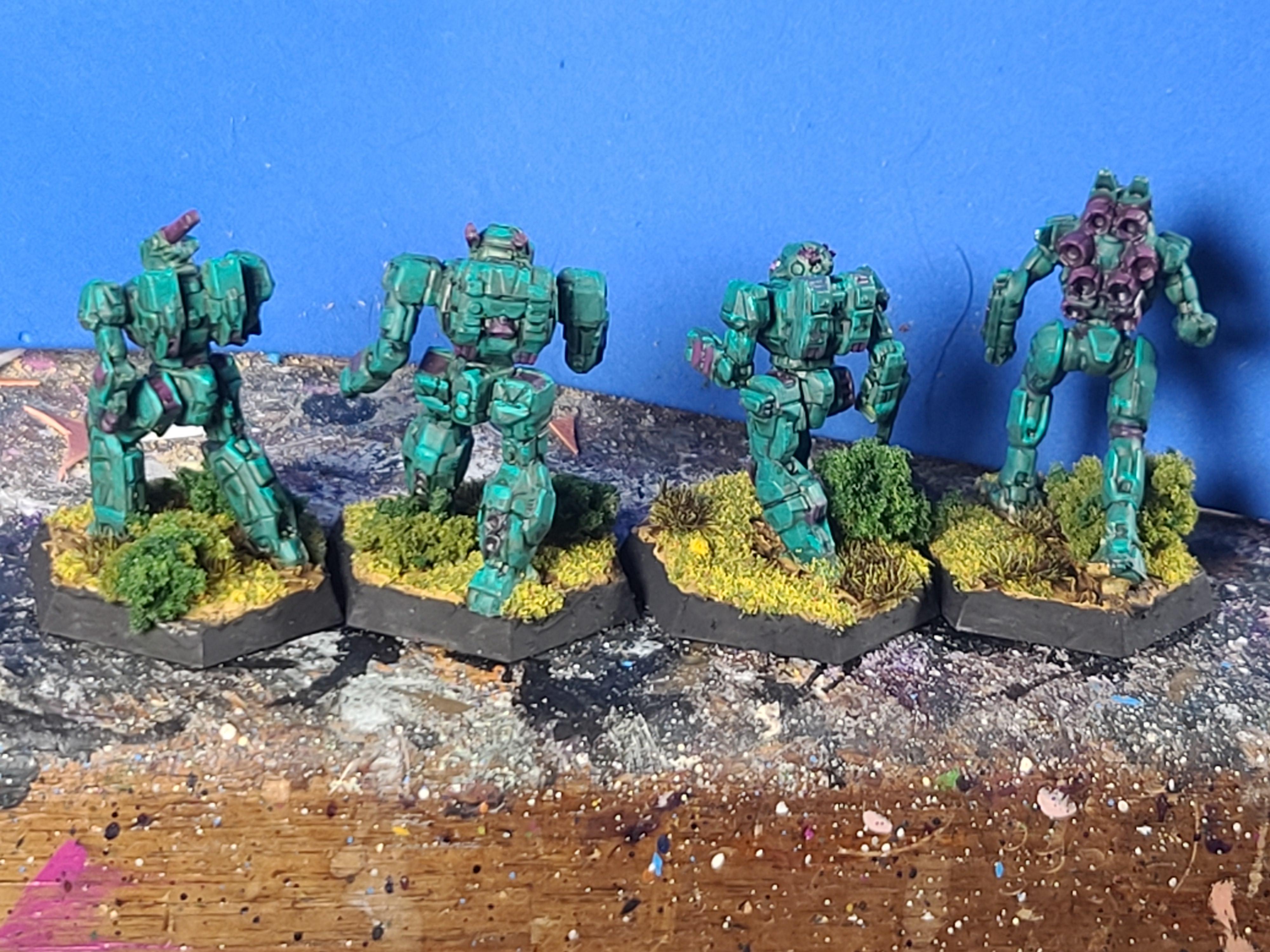 Battletech, Catalyst Game Labs, Green, Lights, Mech, Spider, Stinger, Valkerie, Wasp