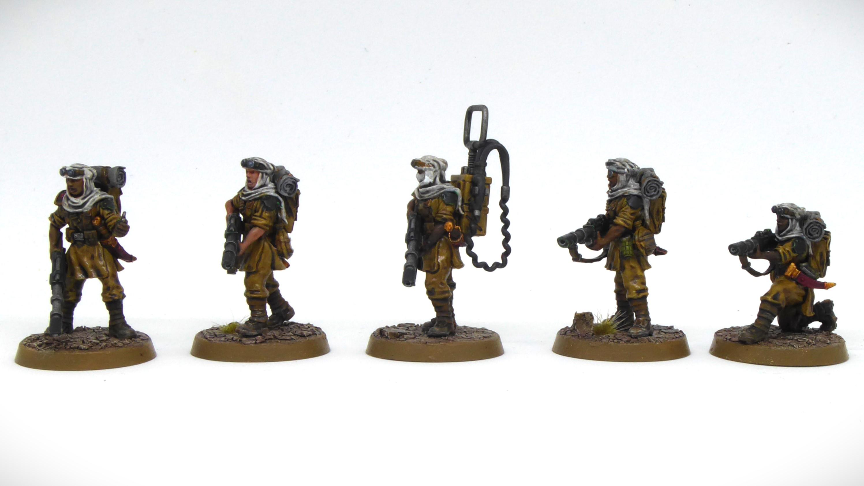 331st Infantry Regiment, Desert Scorpions, Imperial Guard, Tallarn Desert Raiders, Victoria Miniatures, Vox Caster