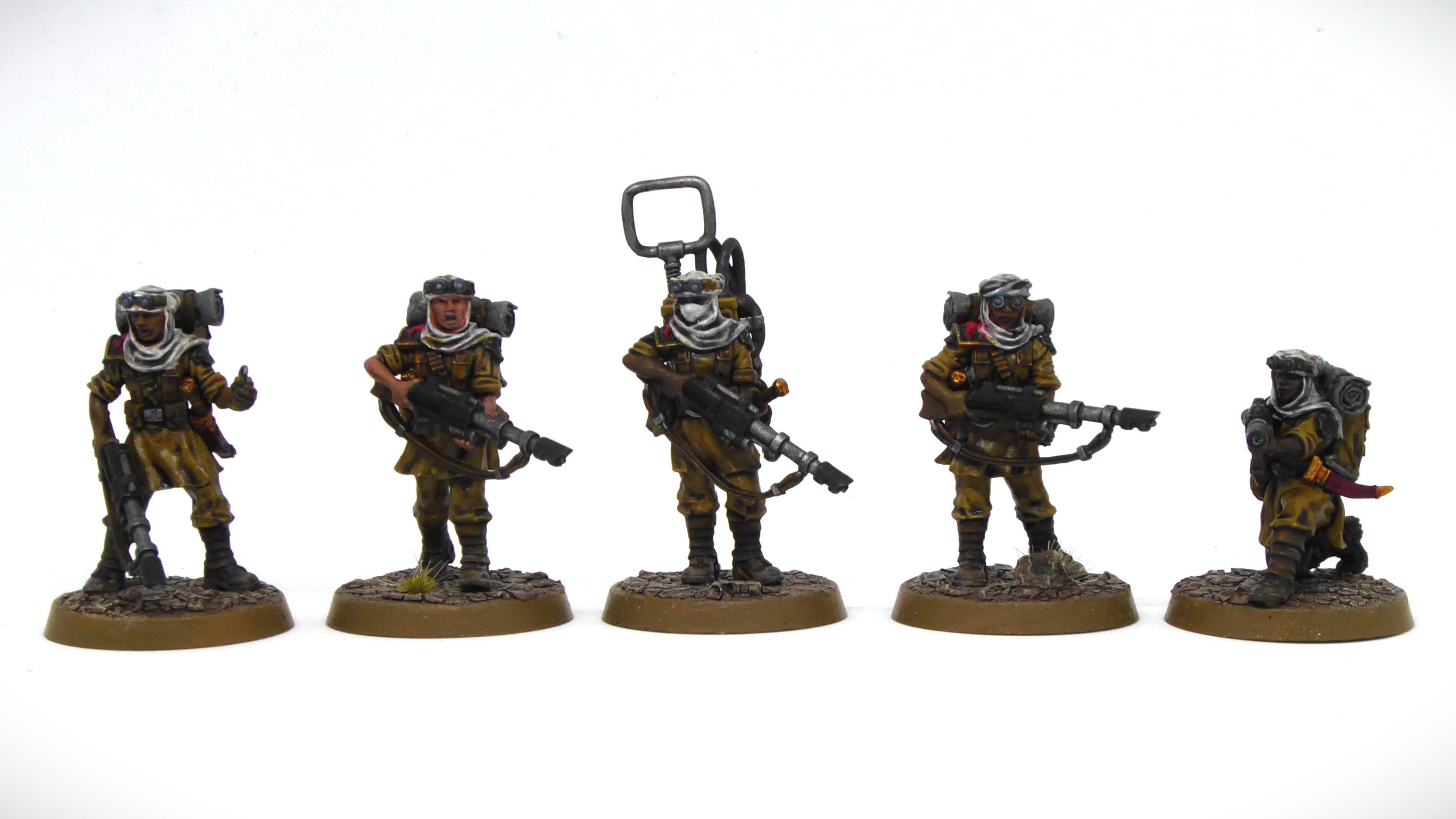 331st Infantry Regiment, Desert Scorpions, Imperial Guard, Tallarn Desert Raiders, Victoria Miniatures, Vox Caster