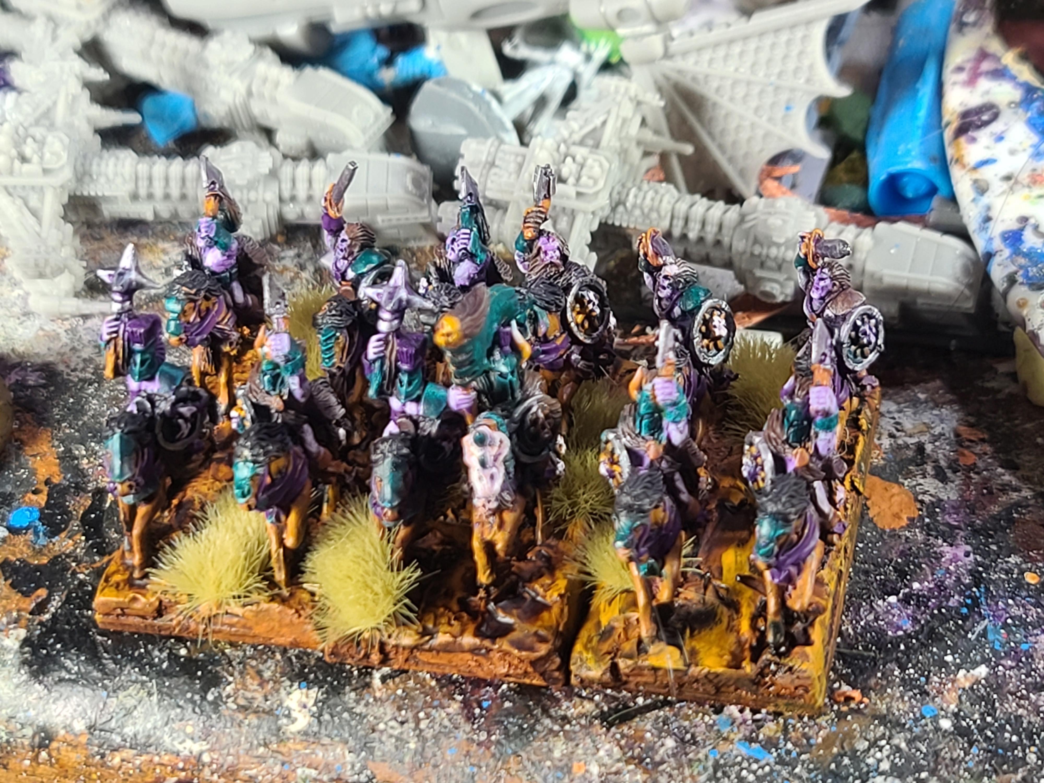 10mm, Chaos, Games Workshop, Marauder Horsemen, Metal, Warmaster