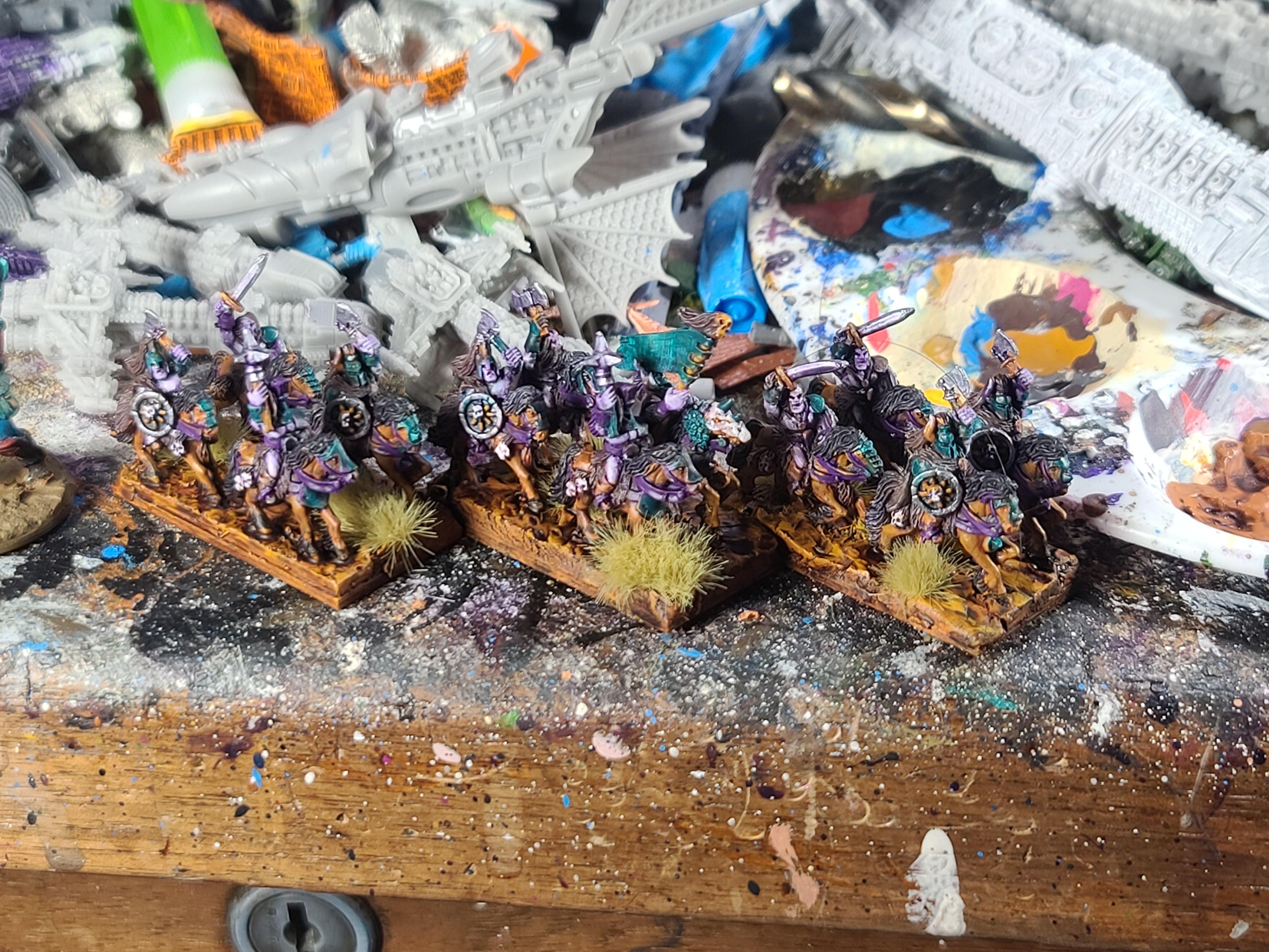 10mm, Chaos, Games Workshop, Marauder Horsemen, Metal, Warmaster