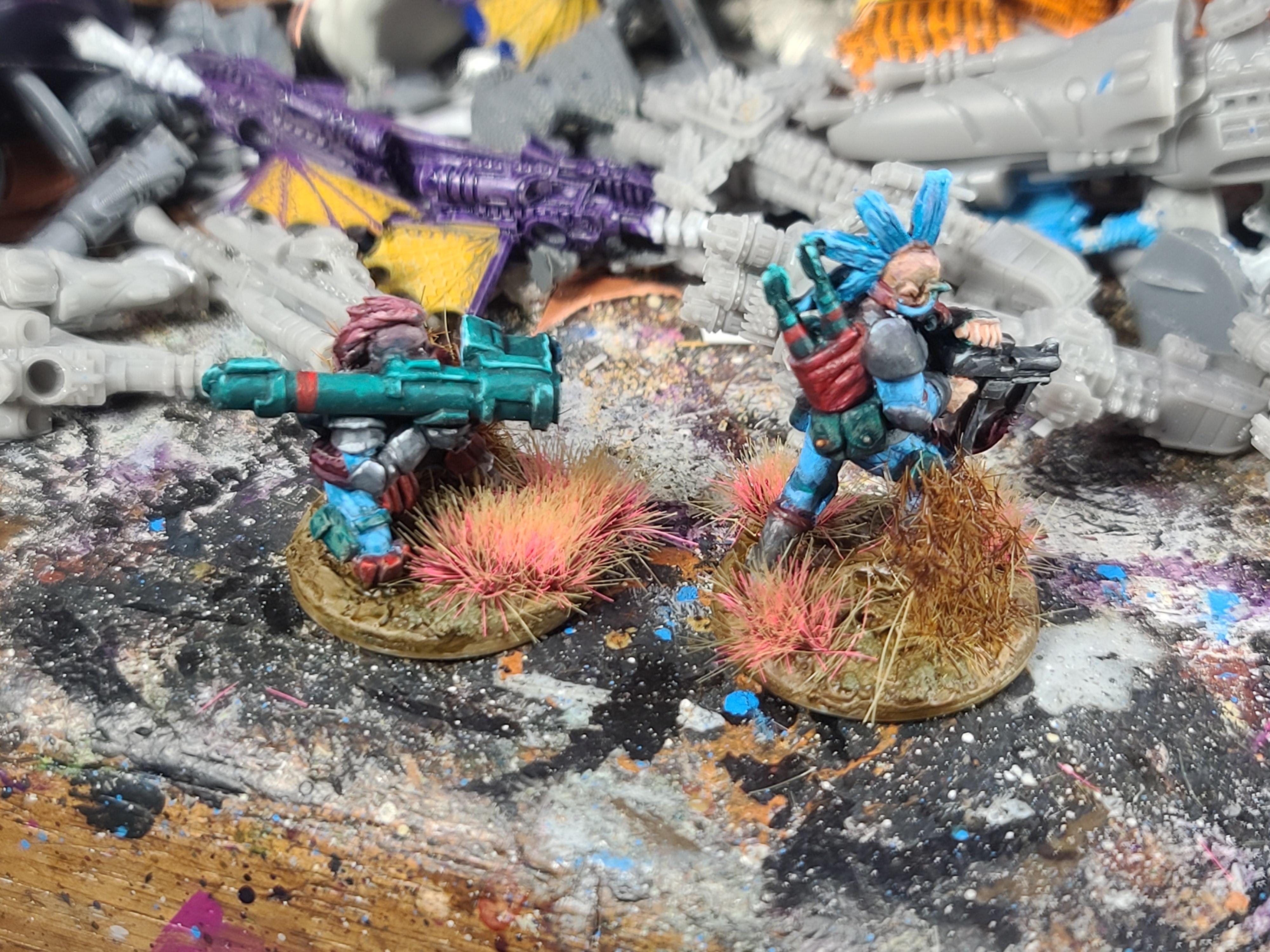 Bad Squiddo, Boomer, Missile Team, Post Apocalyptic, Shane Hoyle Sculpt, Smg, Teeth